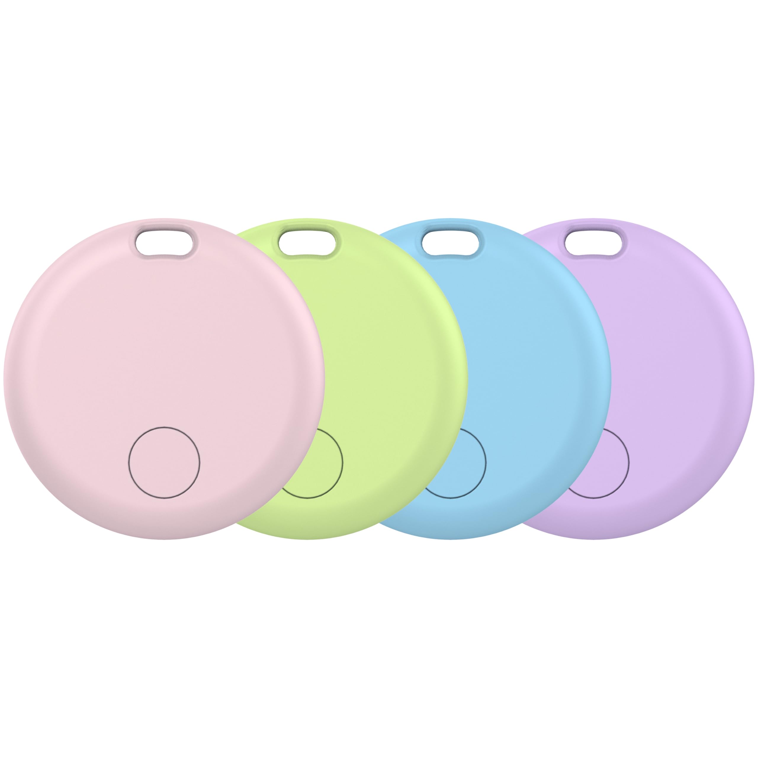 Air Tracker Tags-4 Pack: Smart Bluetooth Tracker, Item Finder Works with Apple Find My (iOS Only) App, Trakcer Tag Locator for Keys, Luggage, Satchel, Backpack etc. (Not for Android Devices) thumbnail 1