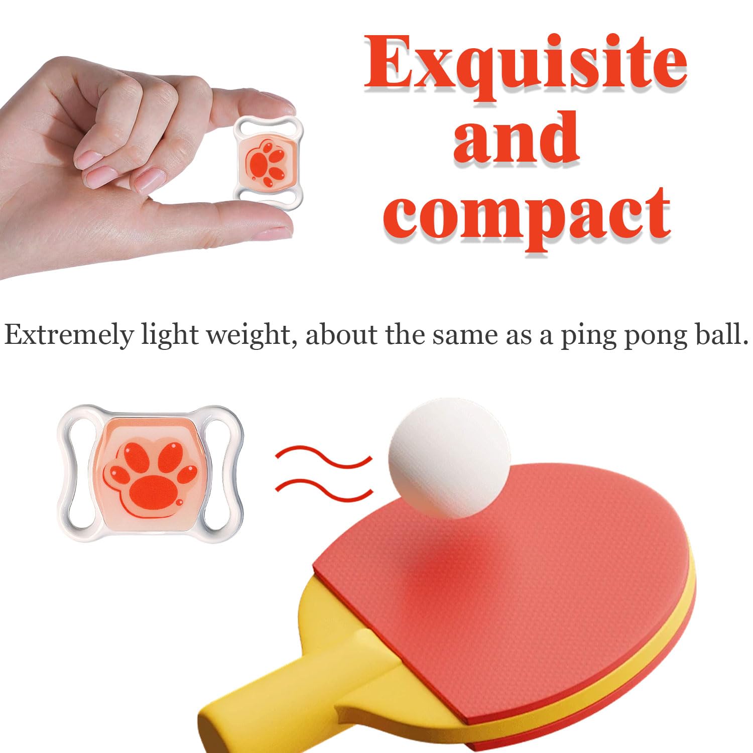 GPS Tracker for Dogs and Cats - No Monthly Fee/Subscription, No SIM Card Required - Real-Time Alerts, Historical Routes - Waterproof, Lightweight - Compatible with Android &amp; iOS, Fits Any Collar thumbnail 2