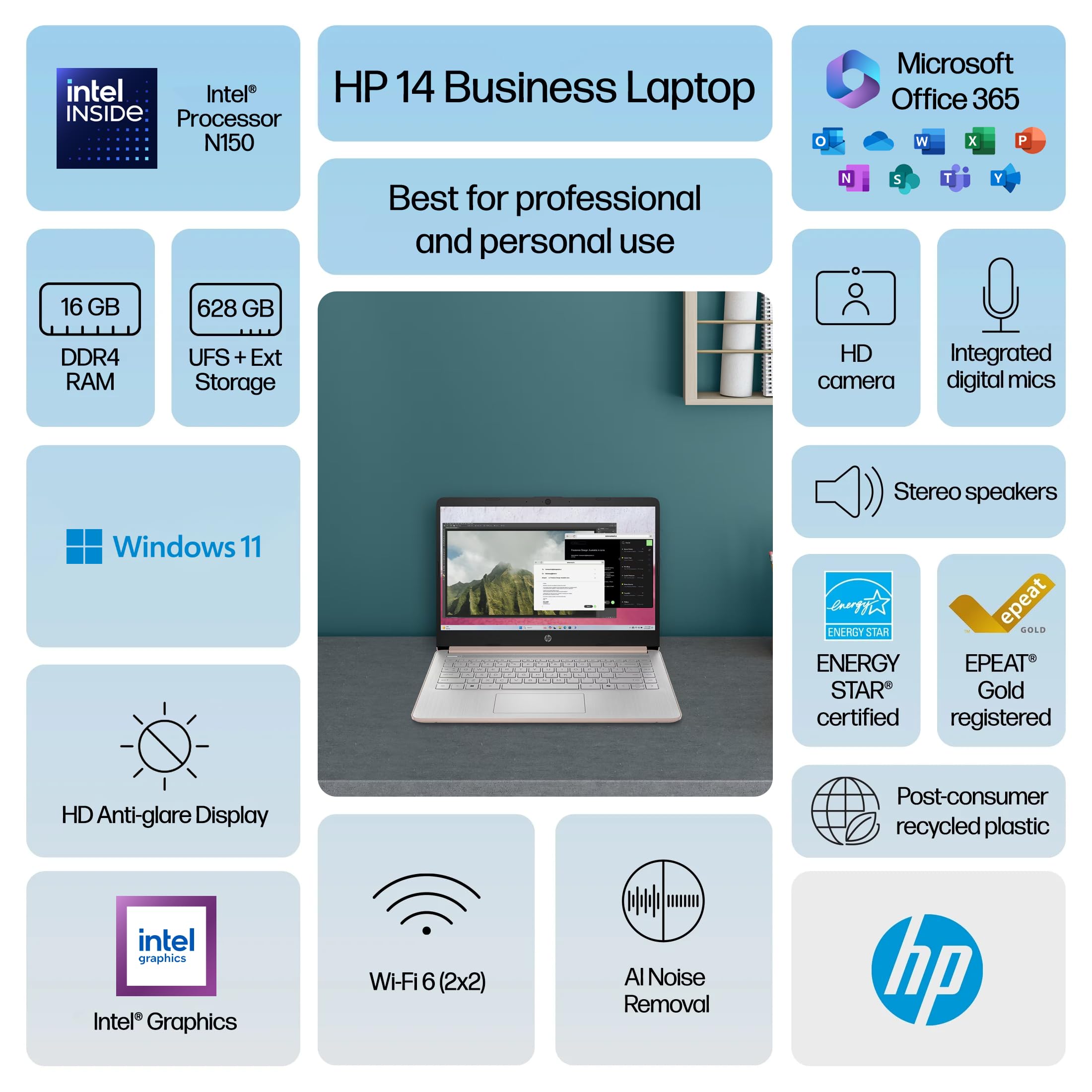 HP 14 Laptop thumbnail 3