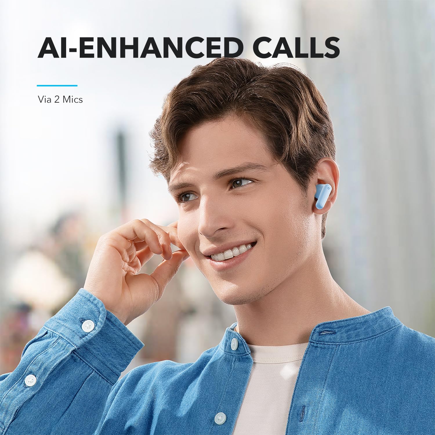 Soundcore by Anker P20i True Wireless Earbuds, 10mm Drivers with Big Bass, Bluetooth 5.3, 30H Long Playtime, Water-Resistant, 2 Mics for AI Clear Calls, 22 Preset EQs, Customization via App thumbnail 5