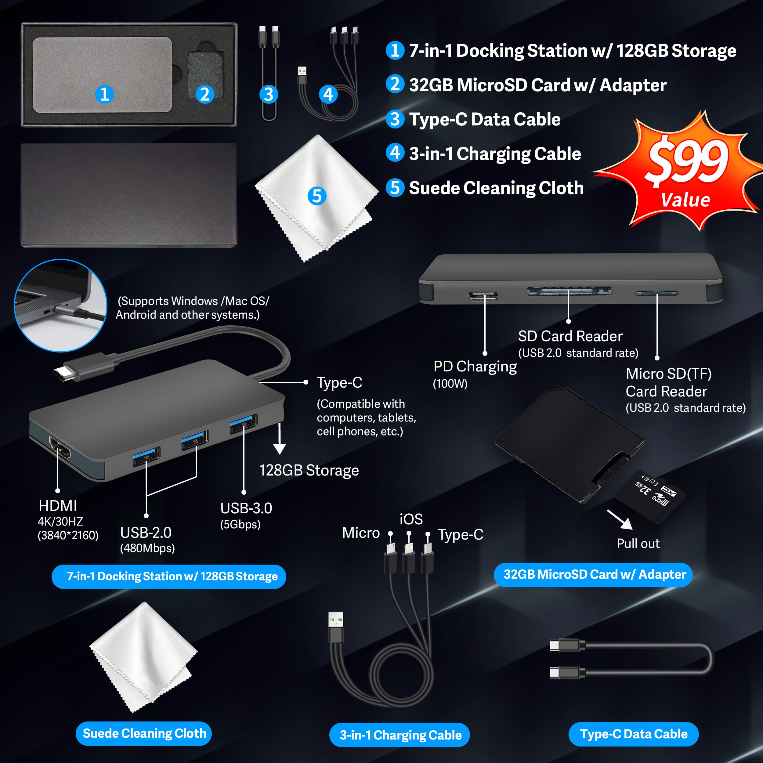 HP Stream 14" HD BrightView Laptop thumbnail 2