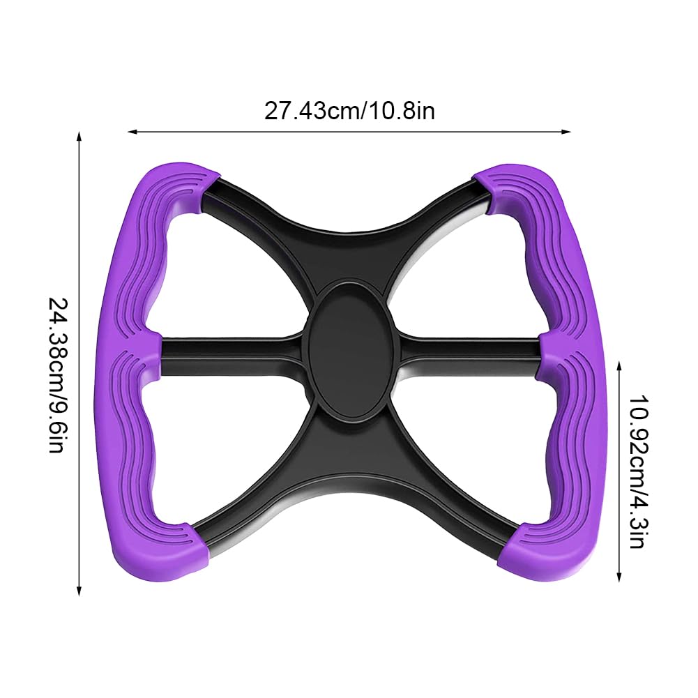 Lift Assist Standing Aid for Elderly &amp; Disabled, Portable Standing Mobility Aid with Non-Slip Grip Handles, Fall Assist Device for Seniors, Bariatric Patients, Nurses &amp; Caregivers (Purple) thumbnail 2