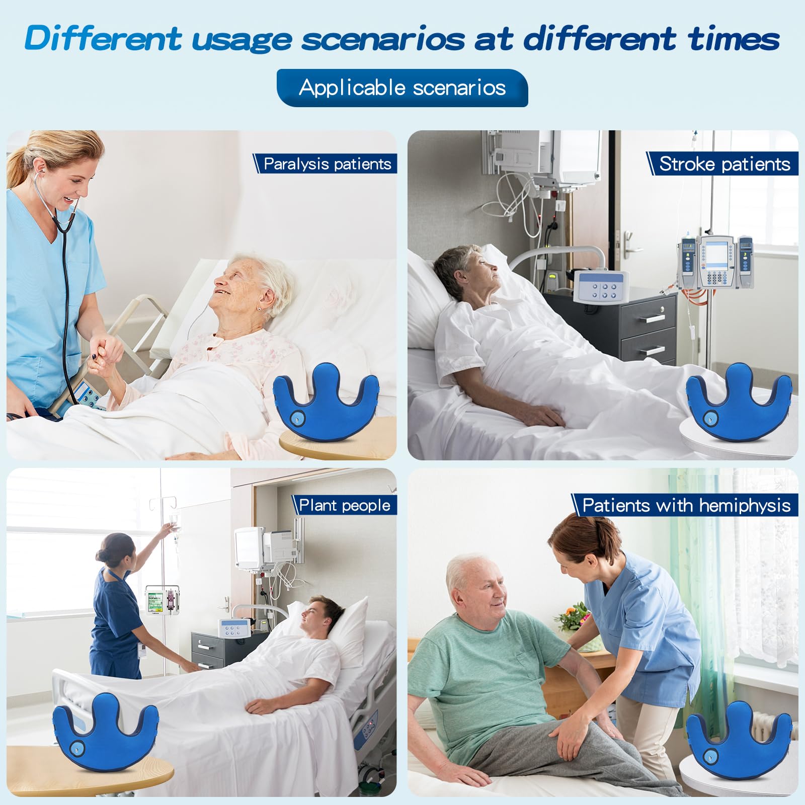 Makrozoia Patient Turning Device Elderly to Change Diaper - Bedridden Patient Products for Bed Sores - Elderly Assistance Products for Turning Over in Bed thumbnail 5