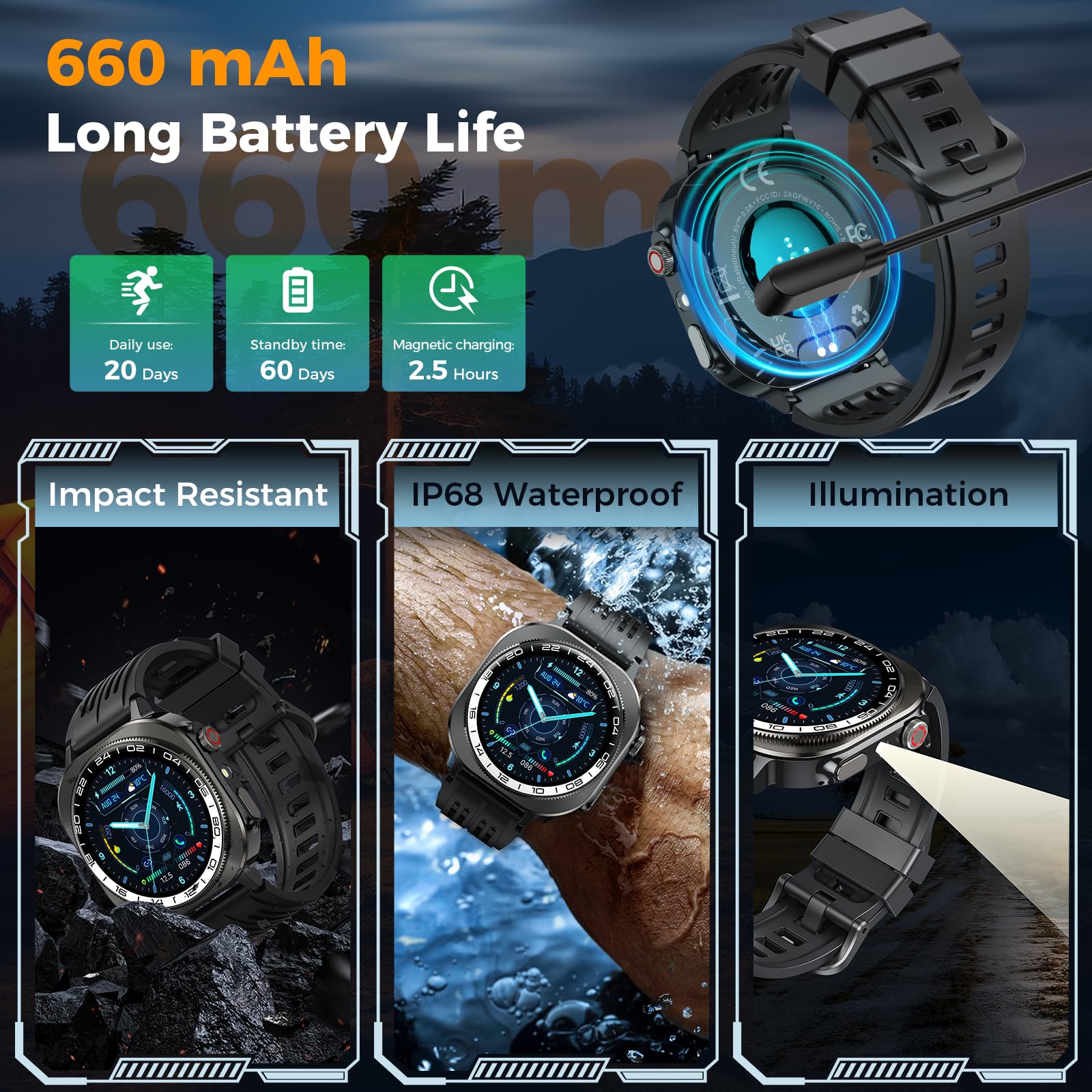 Military Smart Watch thumbnail 5