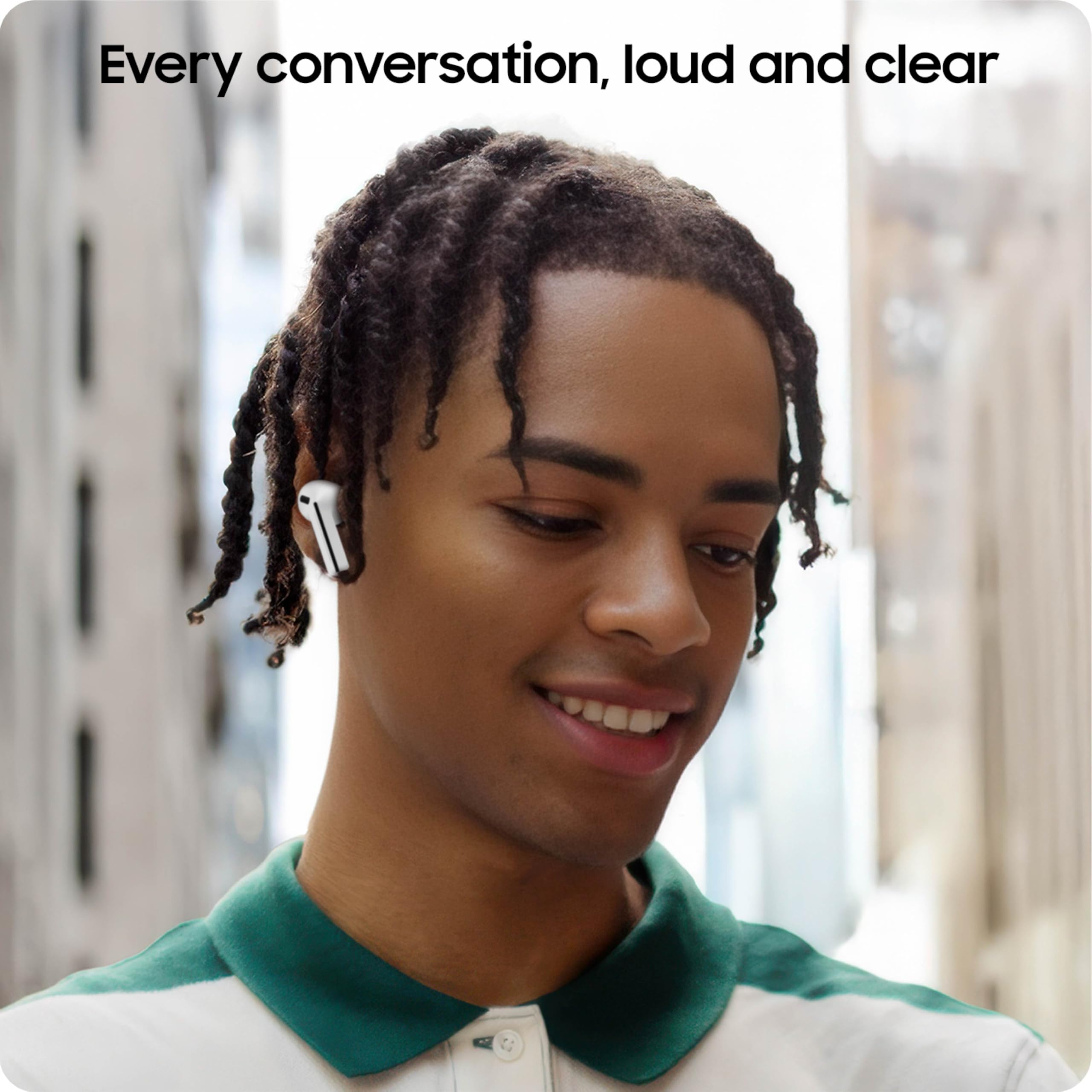 Samsung Galaxy Buds 3 Pro AI True Wireless Bluetooth Earbuds, Noise Cancelling, Sound Optimization, Redesigned Comfort Fit, Silver [US Version, Amazon Exclusive, 2Yr Warranty] thumbnail 5