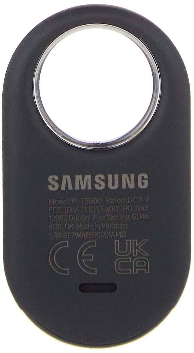 Samsung SmartTag2 (2023) Bluetooth + UWB, IP67 Water and Dust Resistant, Findable via App, 1.5 Year Battery Life - Black (International Version) thumbnail 4