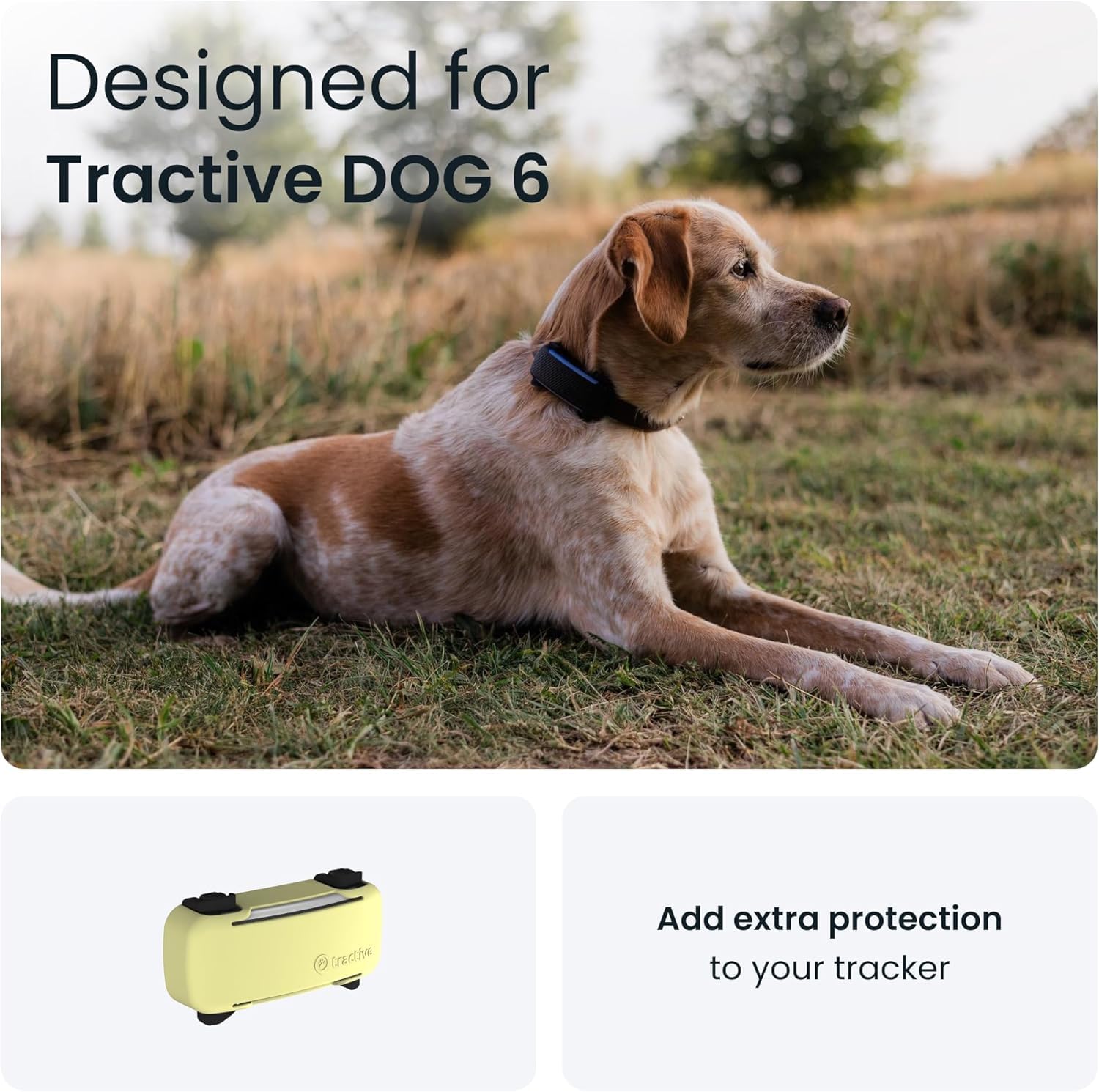 Tractive GPS Dog Tracker | Real-time Pet Location Tracker | Health &amp; Wellness Alerts | Virtual Fence for Dogs | Dog Collar Attachment (Dark Blue) thumbnail 5