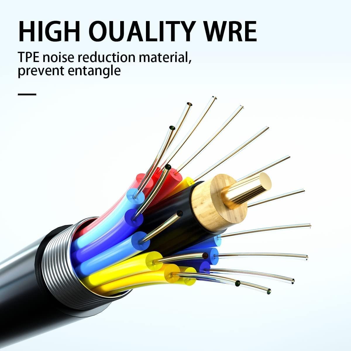 2 Pack, Wired Earbuds Headphones with Microphone, In-Ear Earphone Compatible with Android &amp; Desktop, Headphones with Cord, 3.5mm Wired Earbuds with Microphone for Gaming &amp; Music (Black &amp; White) thumbnail 2