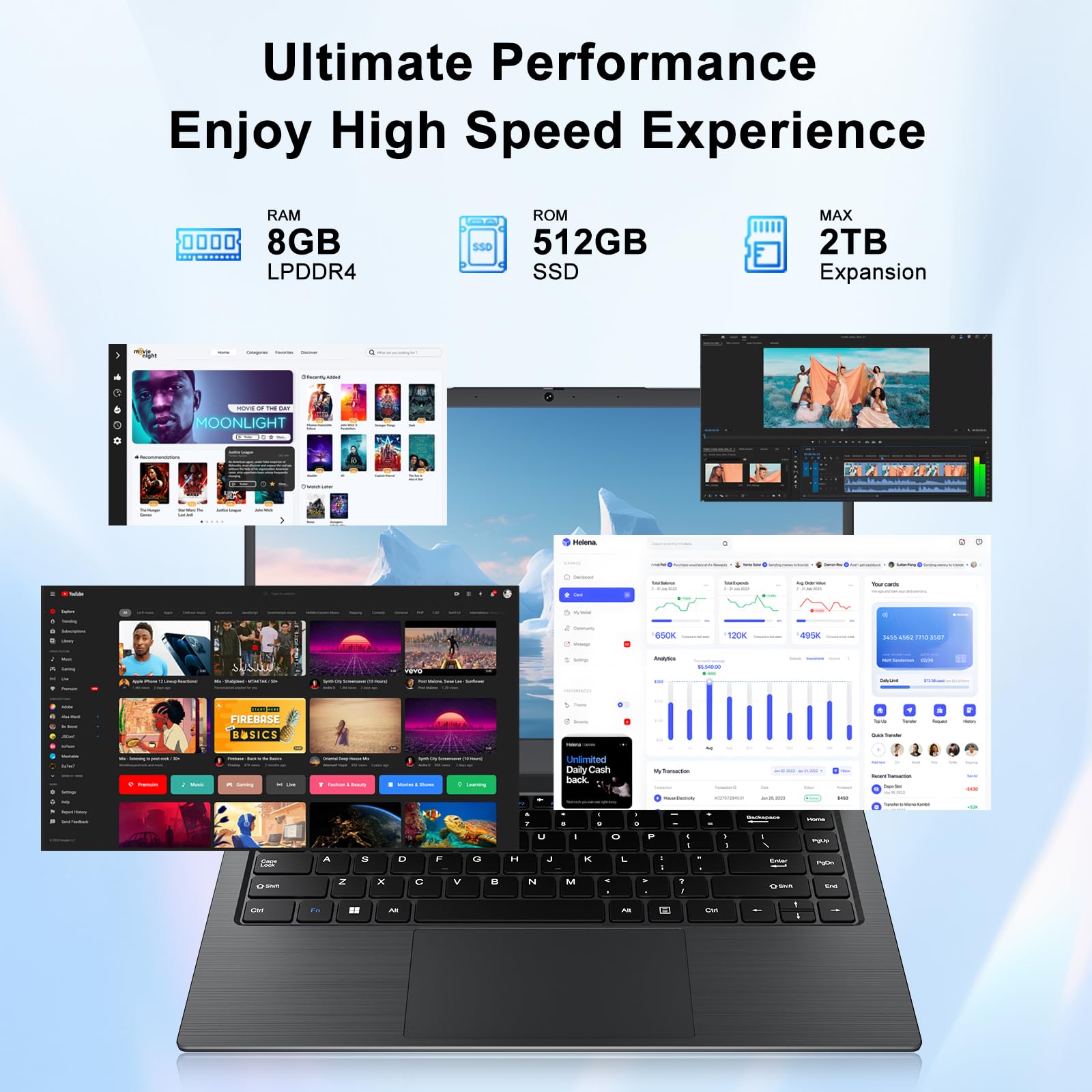 BLUEING Laptop Computer thumbnail 4