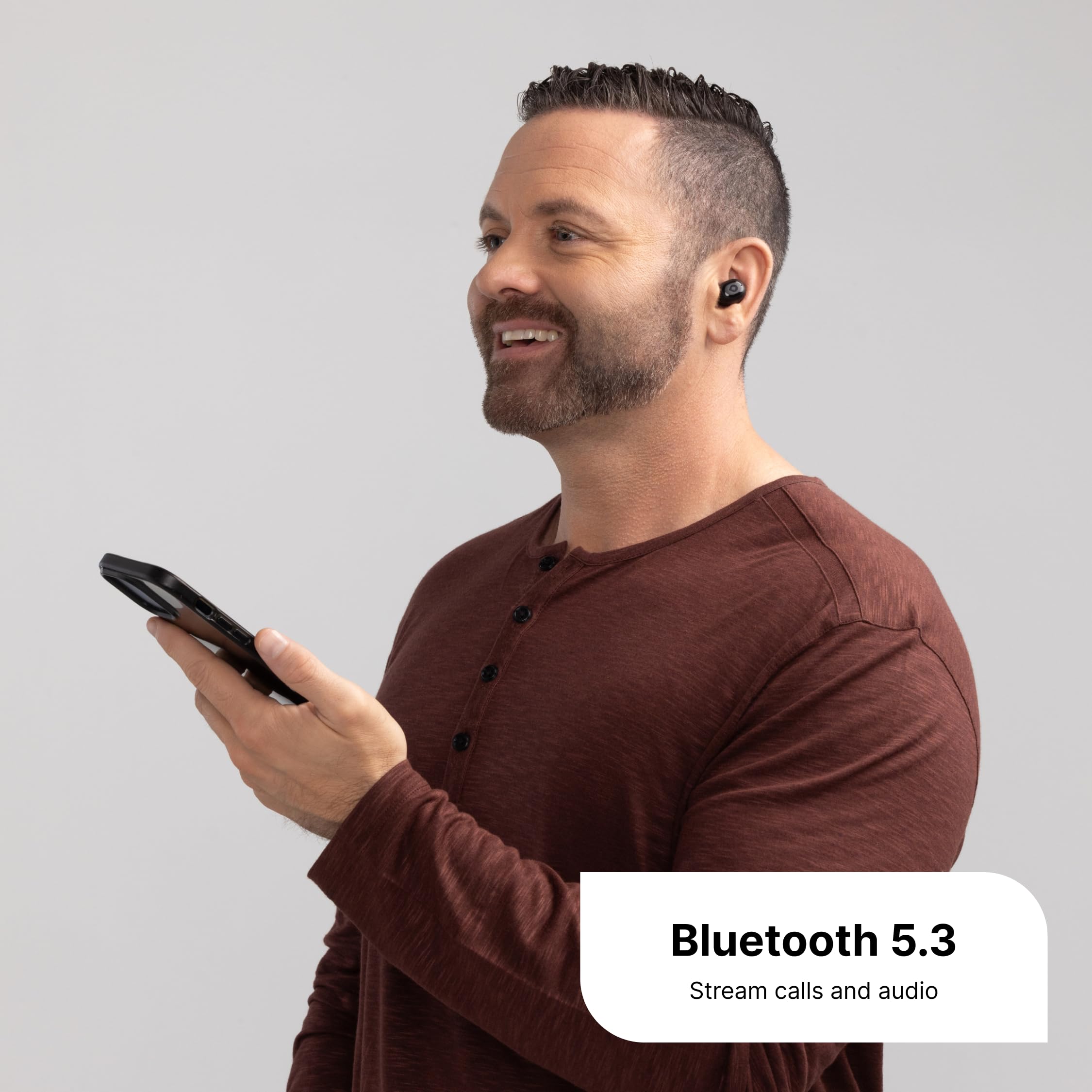 EARGO Link FDA-Registered OTC Adult Hearing Aids - Discreet Wireless Bluetooth Earbuds, Rechargeable, Lifetime Customer Support thumbnail 3