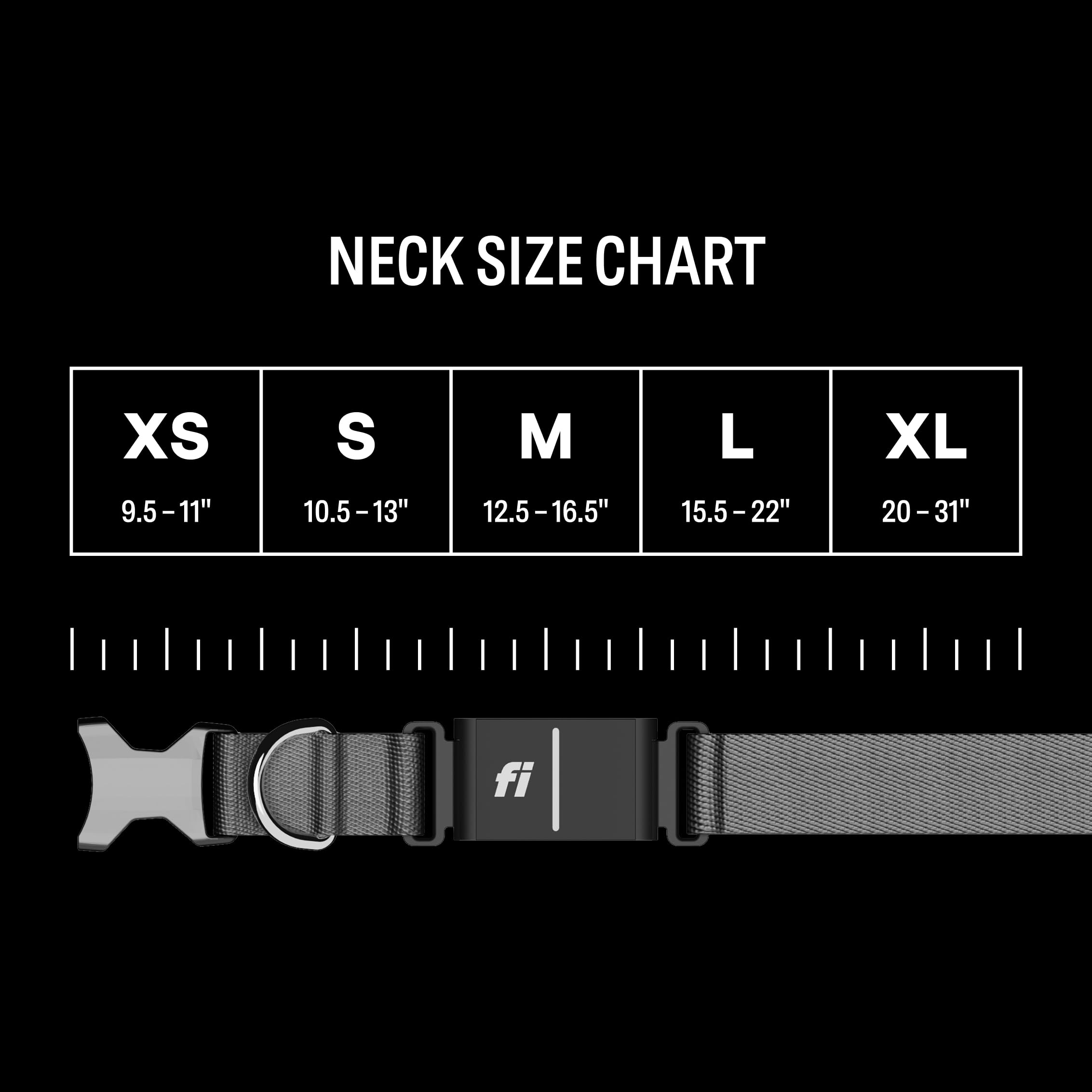 New Fi Series 3+ Smart Dog Collar - GPS Dog Tracker and Activity &amp; New Fitness Monitor, Waterproof, LED Light, Escape Alerts, Nationwide Coverage [Free 6 Month Membership] (Gray, Medium) thumbnail 5