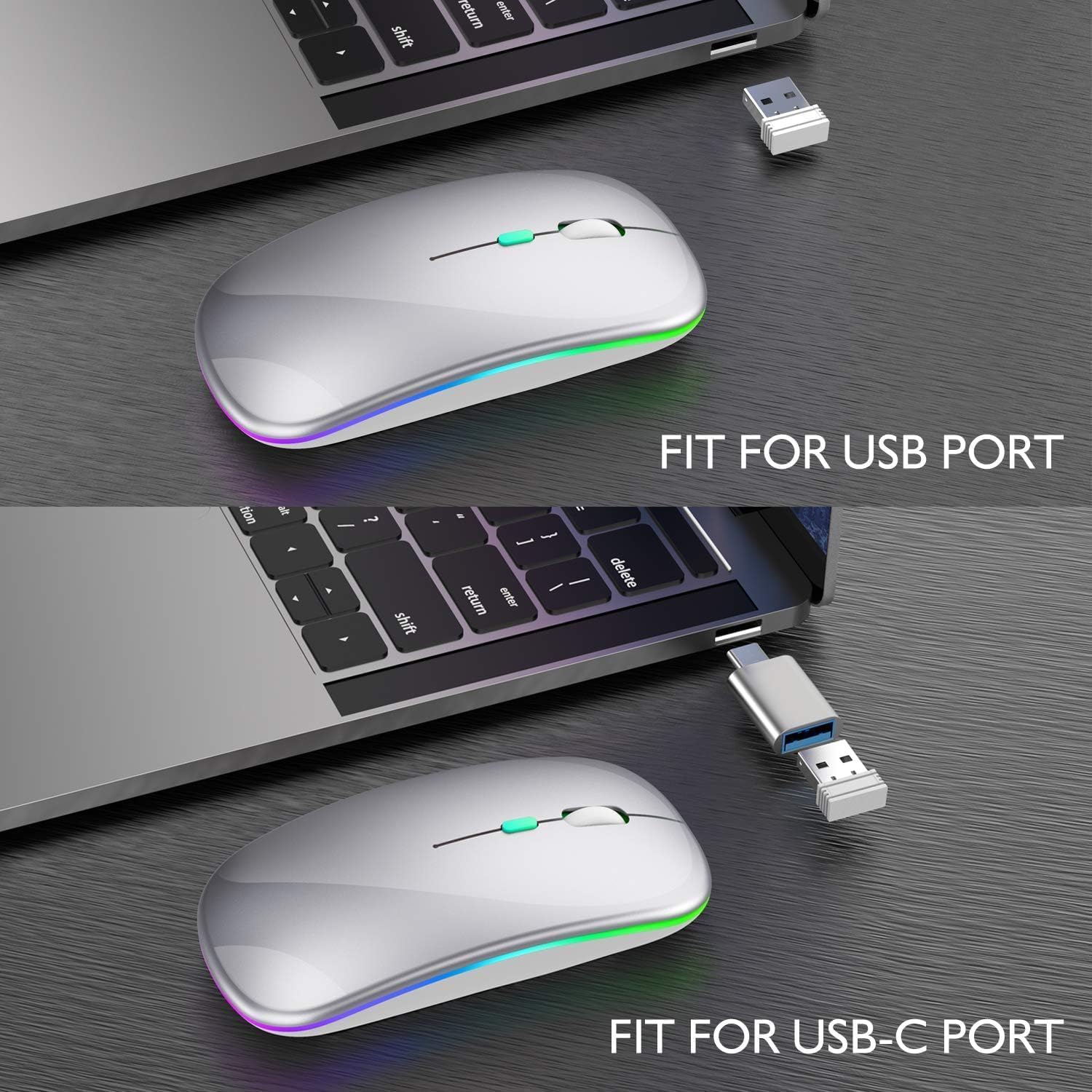 Qullqian Wireless Bluetooth Mouse thumbnail 5