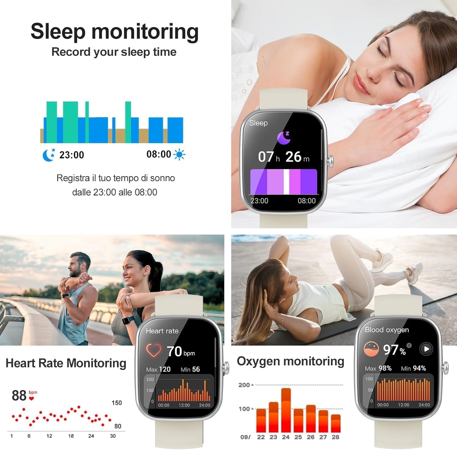 Smart Watch for Men Women thumbnail 3