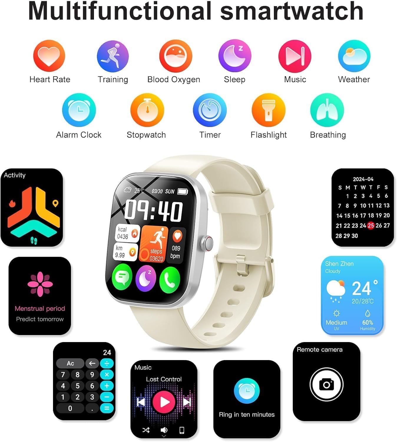 Smart Watch for Men Women thumbnail 4