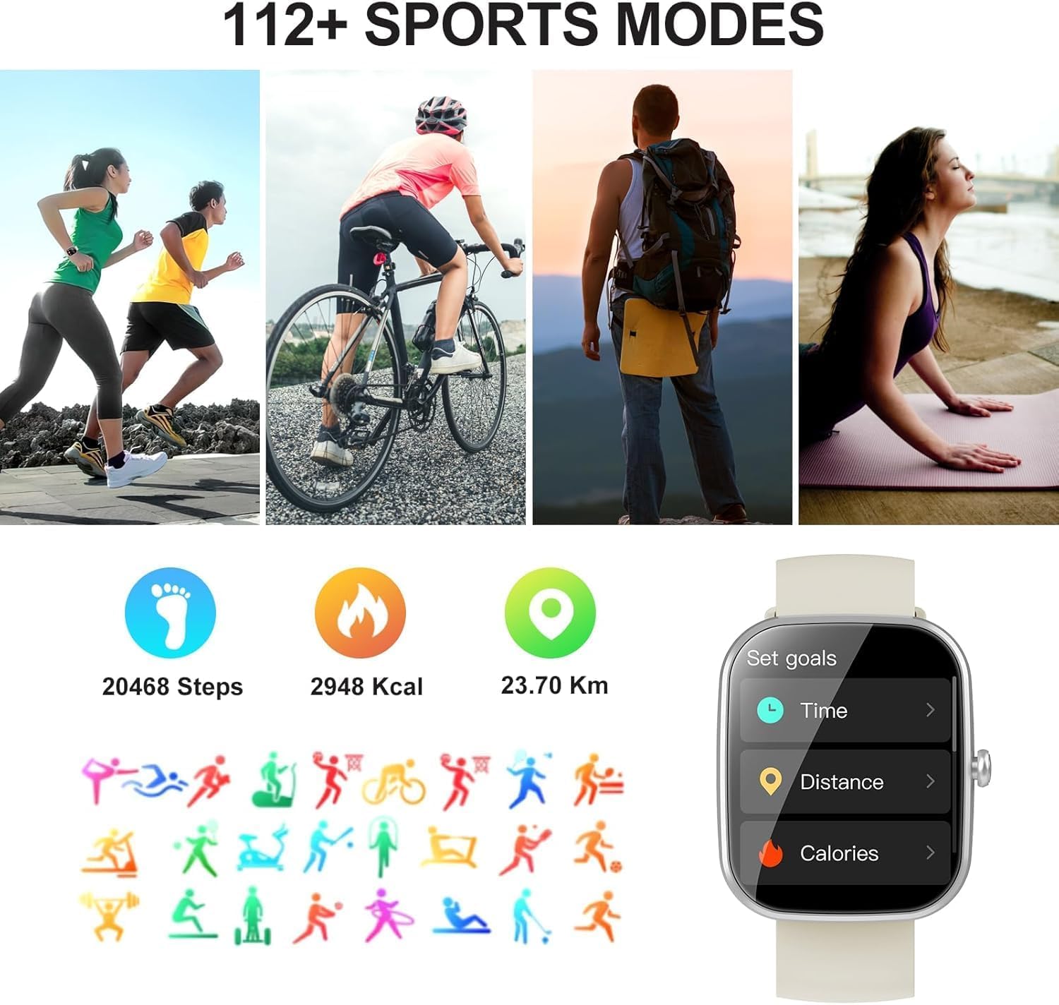 Smart Watch for Men Women thumbnail 5