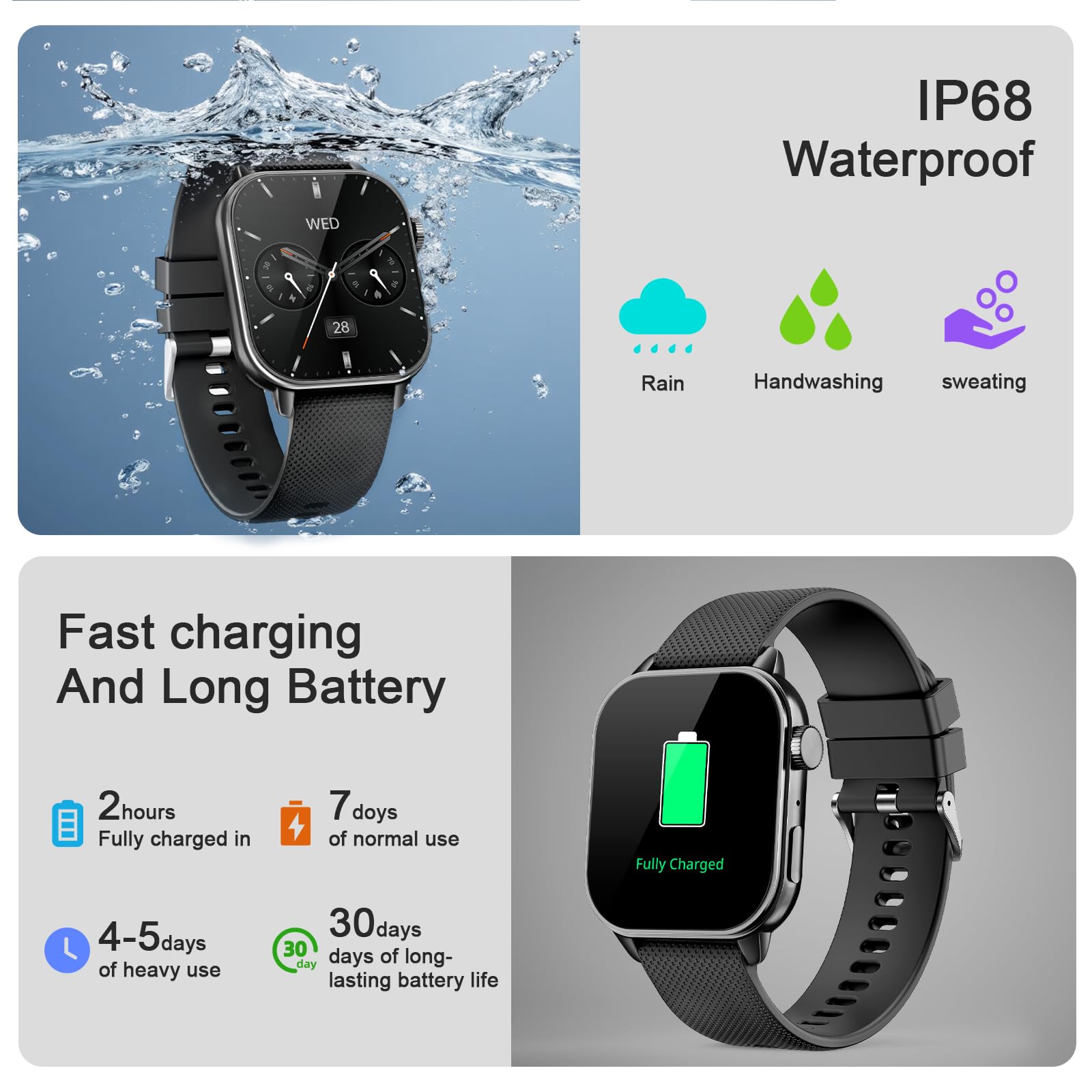 Smart Watches for Men Women thumbnail 5