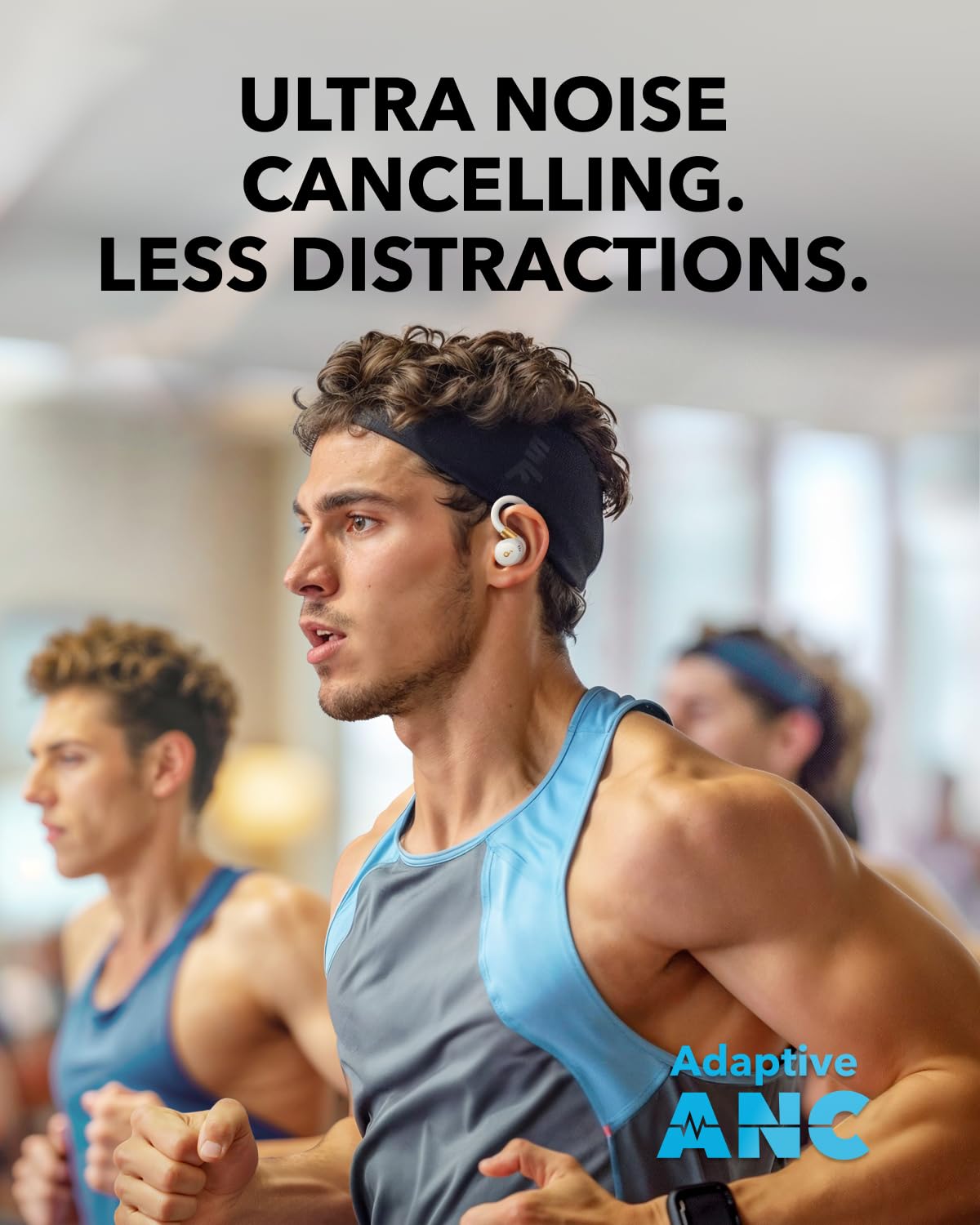 Soundcore Sport X20 by Anker, True-Wireless Workout Earbuds, Rotatable and Extendable Ear Hooks, Noise Cancelling, Deep Bass, IP68 Waterproof, Sweatproof, Dustproof, 48H Play, Sport Earbuds for Gym thumbnail 4
