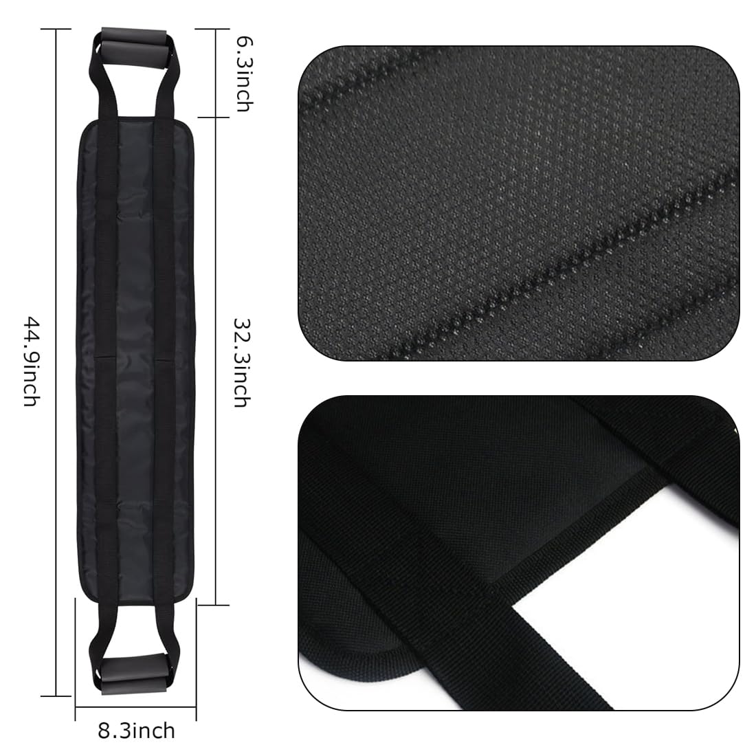 Transfer Nursing Sling for Patient Elderly Safety Lifting Aids Home Bed Assist Handle Back Lift Mobility Belt Gait Belts for Disabled Injured 31 Inch thumbnail 2