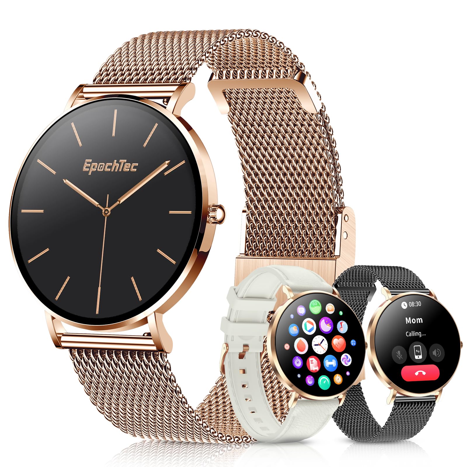 Ultra-thin Stainless Steel Smartwatch image 1