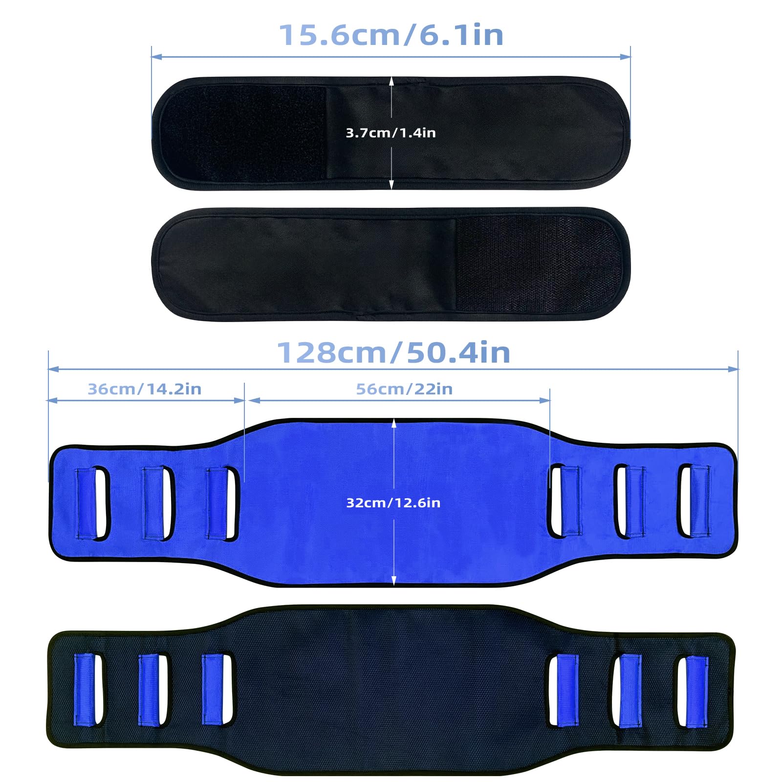 VobeNit Transfer Sling, Lift Assist Gait Belts for Seniors, Transfer Belt for Elderly and Disabled, Bed Assist Mobility Belt for Patient Care thumbnail 2