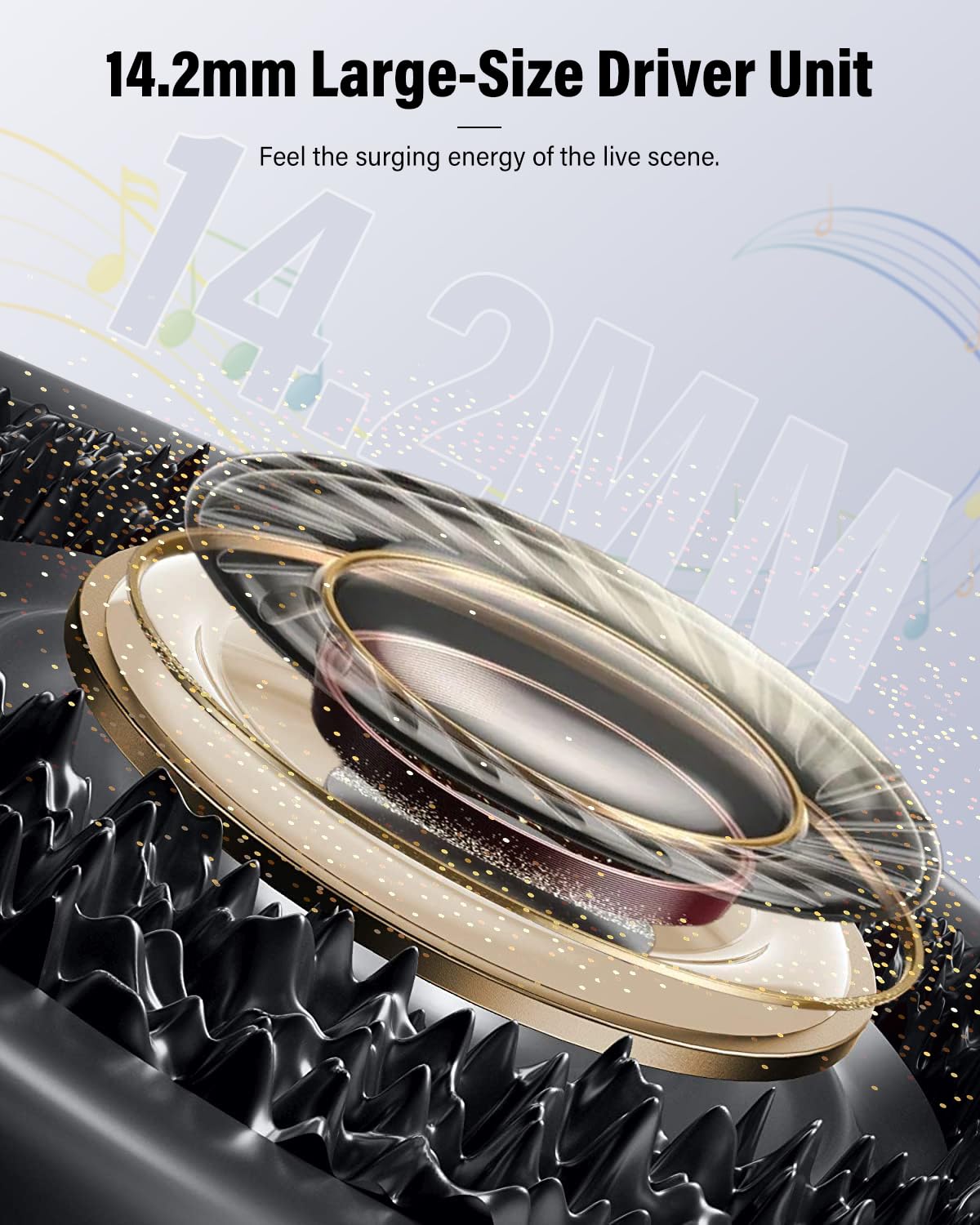 Wireless Earbuds, Bluetooth 5.4 Headphones Bass Stereo, Ear Buds with Noise Cancelling Mic, LED Display in Ear Earphones Clear Calls, IP7 Waterproof Bluetooth Earbuds for Laptop/Phones/Sports, White thumbnail 2