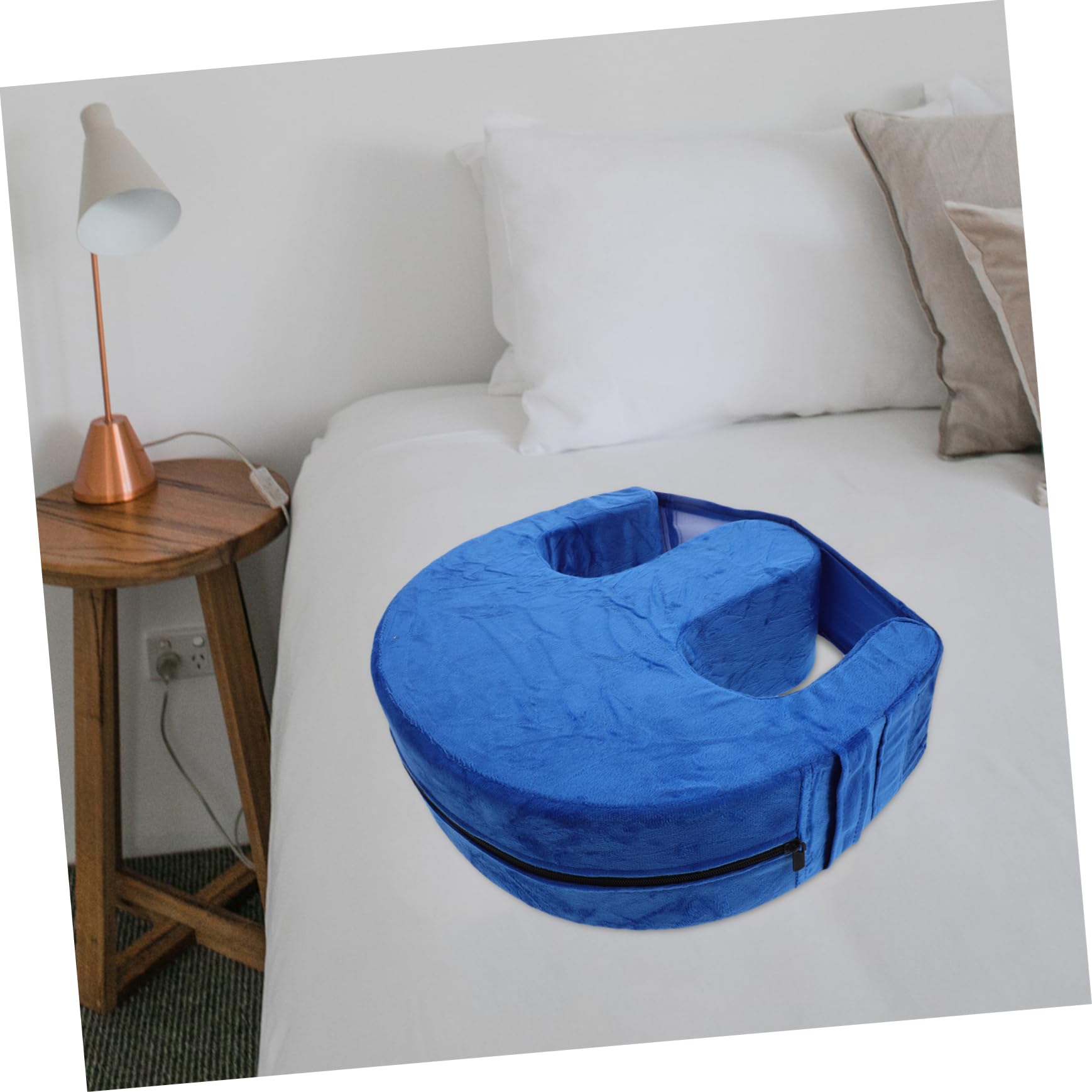 WOFASHPURET Bedridden Patient Turning Cushion with Safety Strap Ergonomic Support Wedge for Elderly Care Removable Machine Washable Durable Design for Convenient Side Turning Aid thumbnail 4