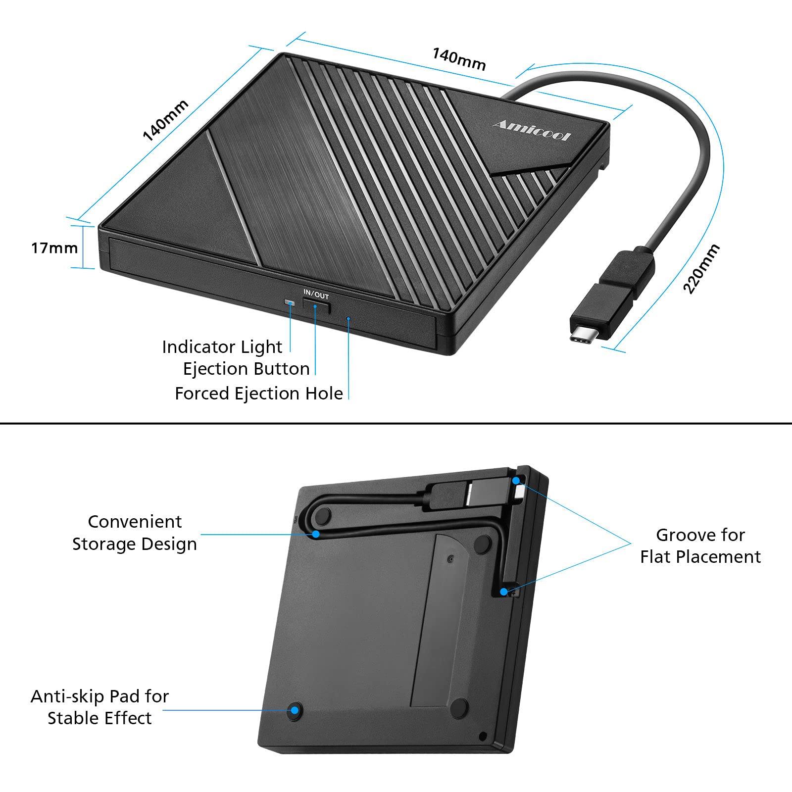 Amicool External DVD Drive thumbnail 5