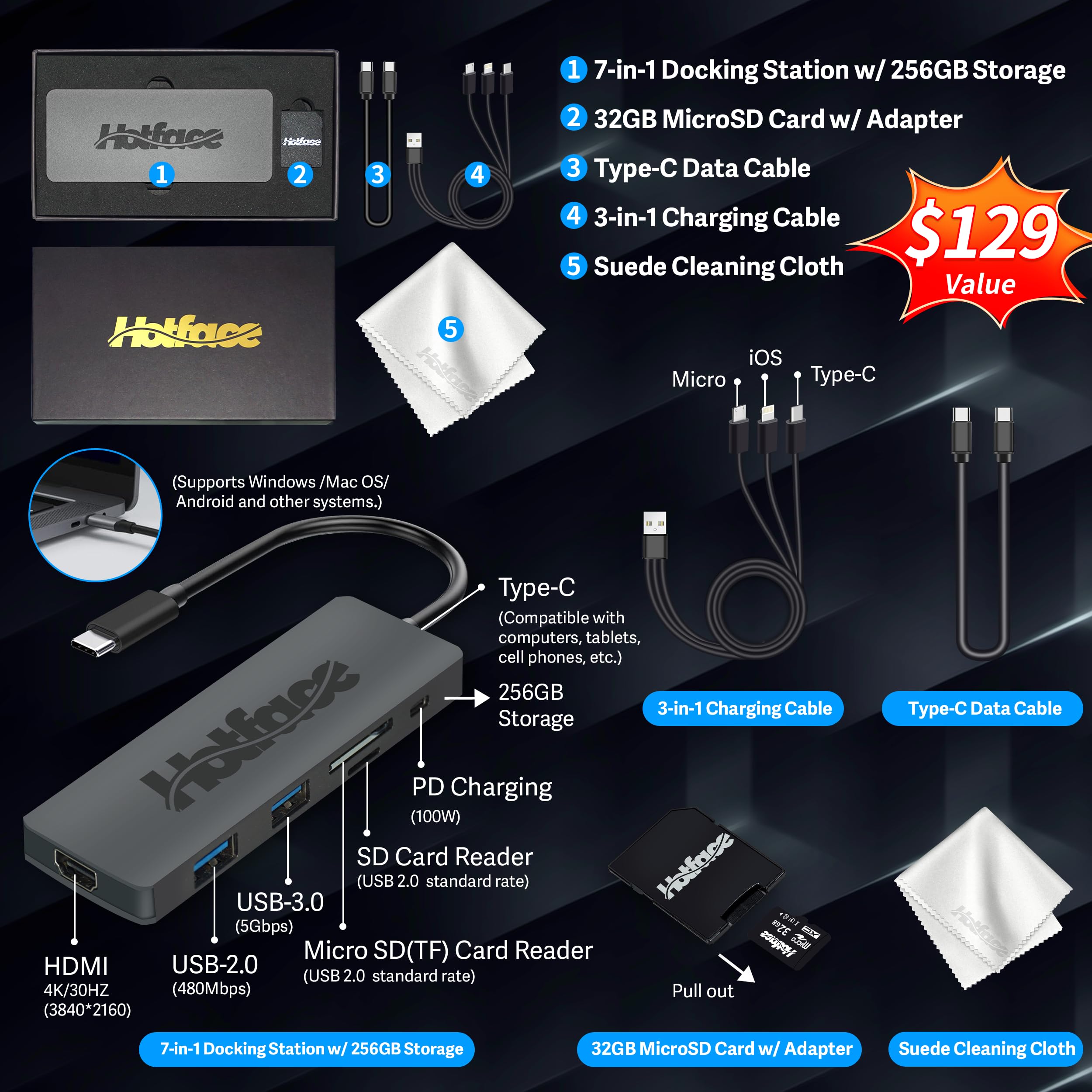 HP Stream 14" HD BrightView Laptop thumbnail 2