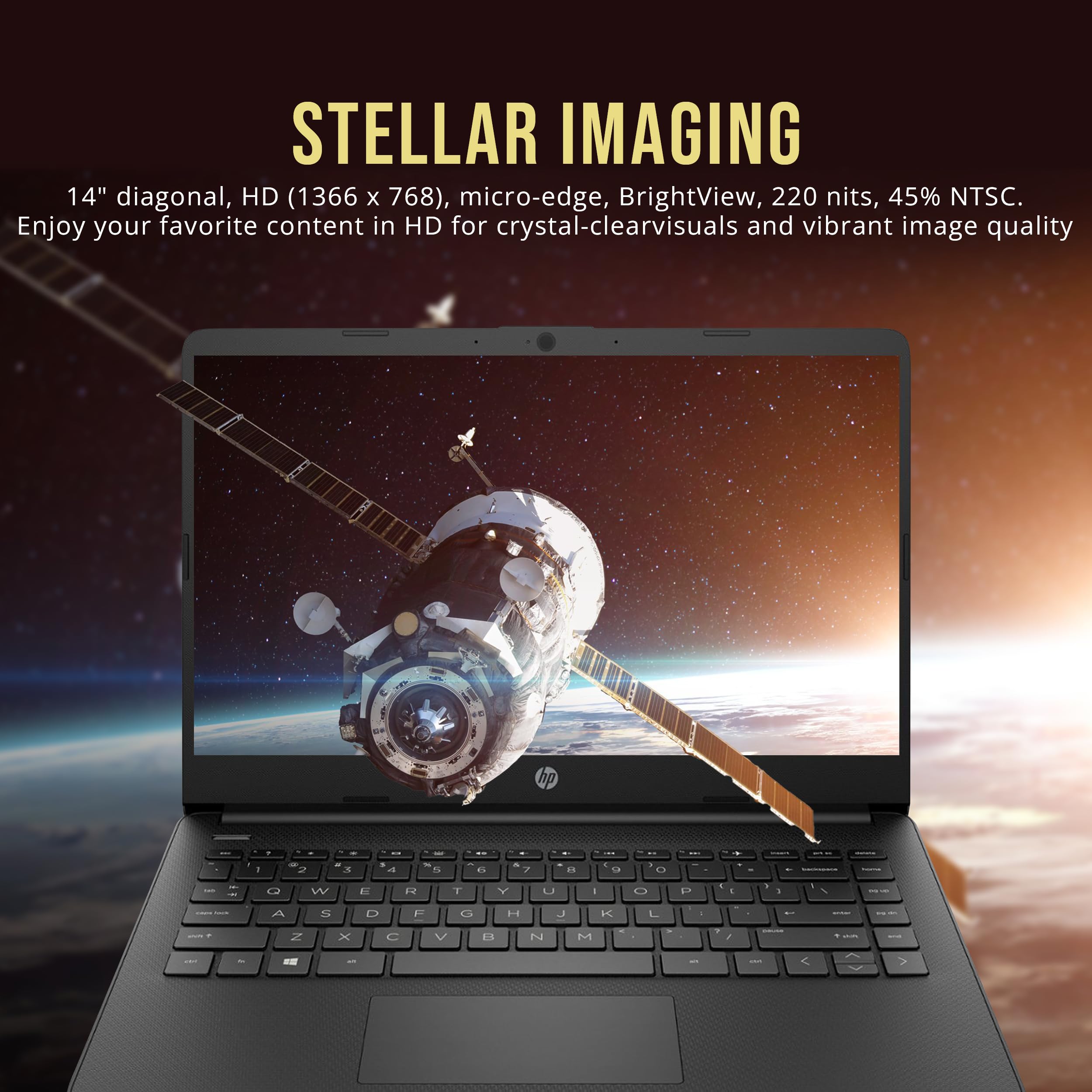 HP Stream 14" HD BrightView Laptop thumbnail 4