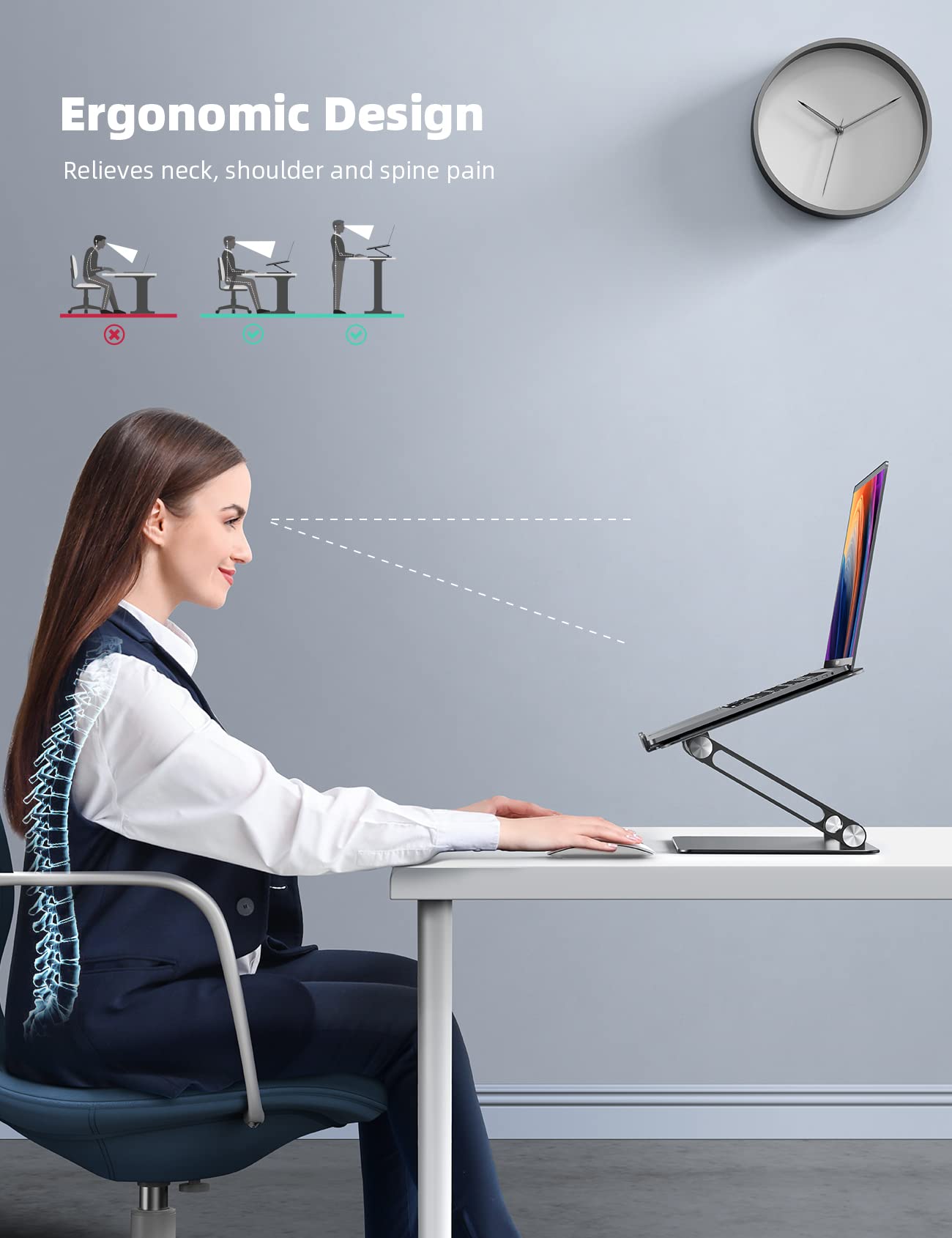 Lamicall Adjustable Laptop Stand thumbnail 2