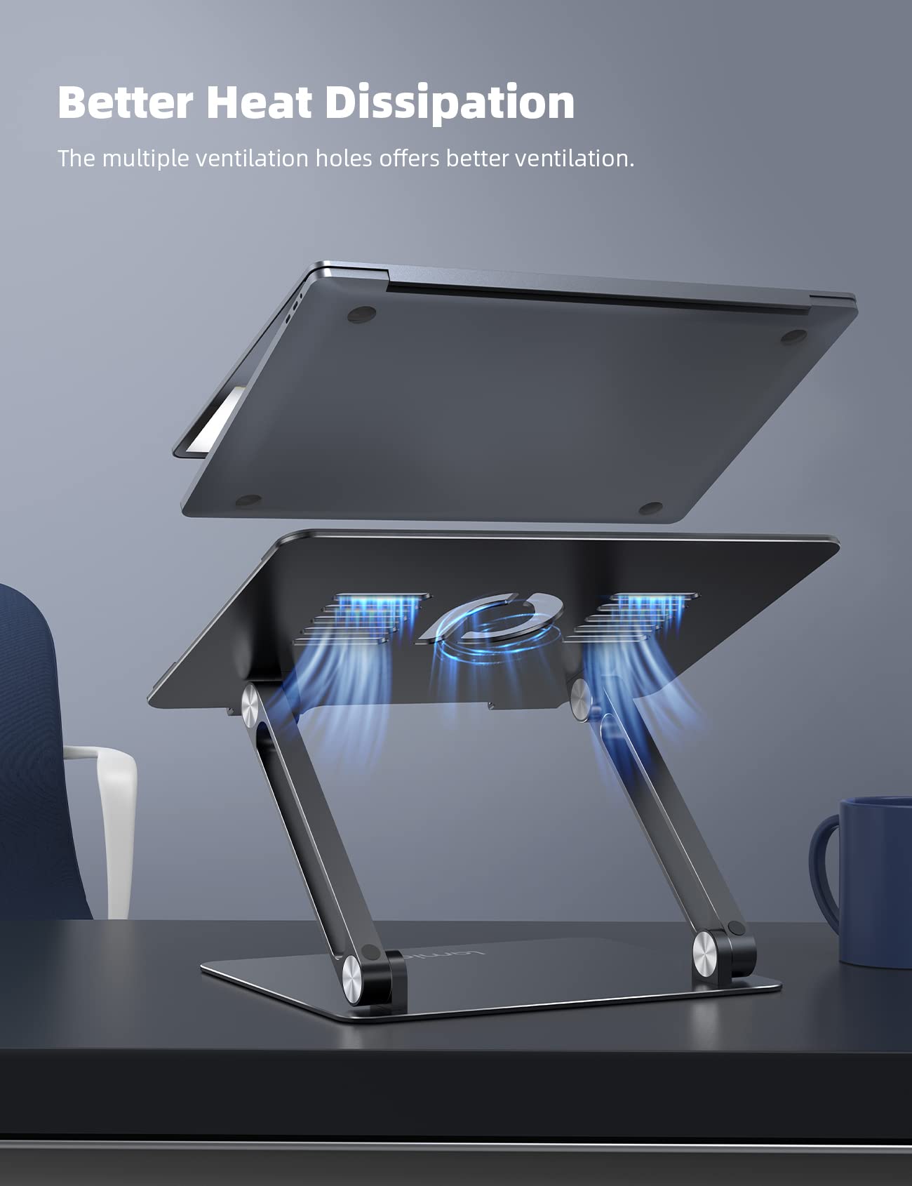 Lamicall Adjustable Laptop Stand thumbnail 3