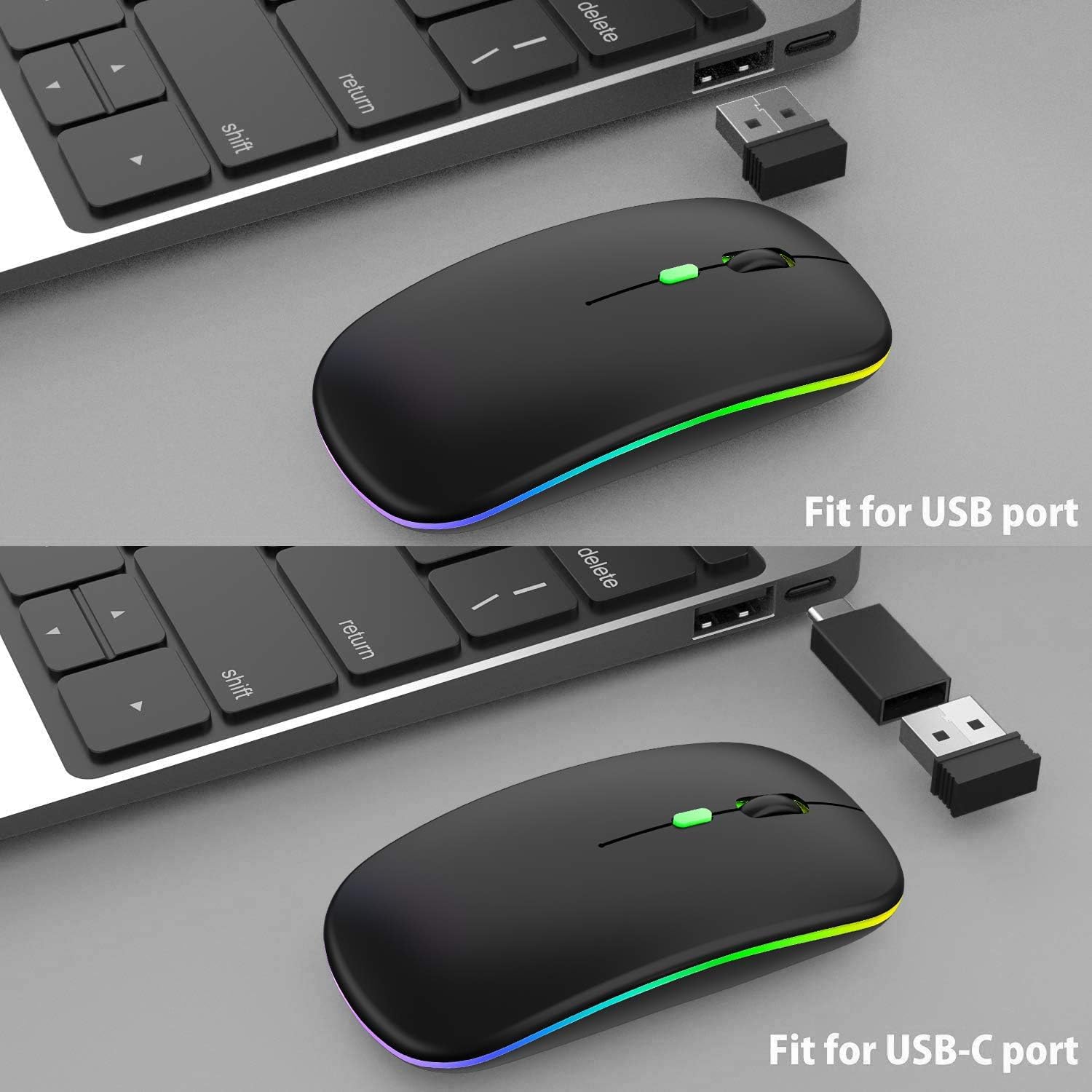 Qullqian Rechargeable Bluetooth Mouse thumbnail 2