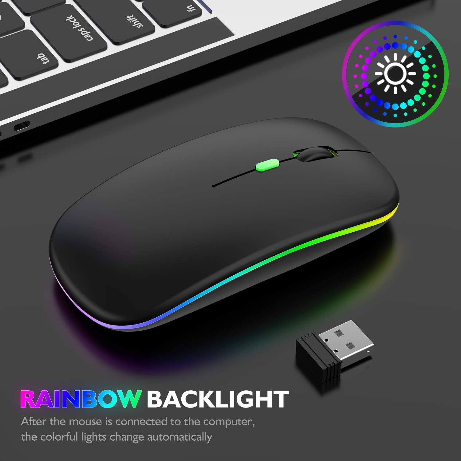 Qullqian Rechargeable Bluetooth Mouse thumbnail 4
