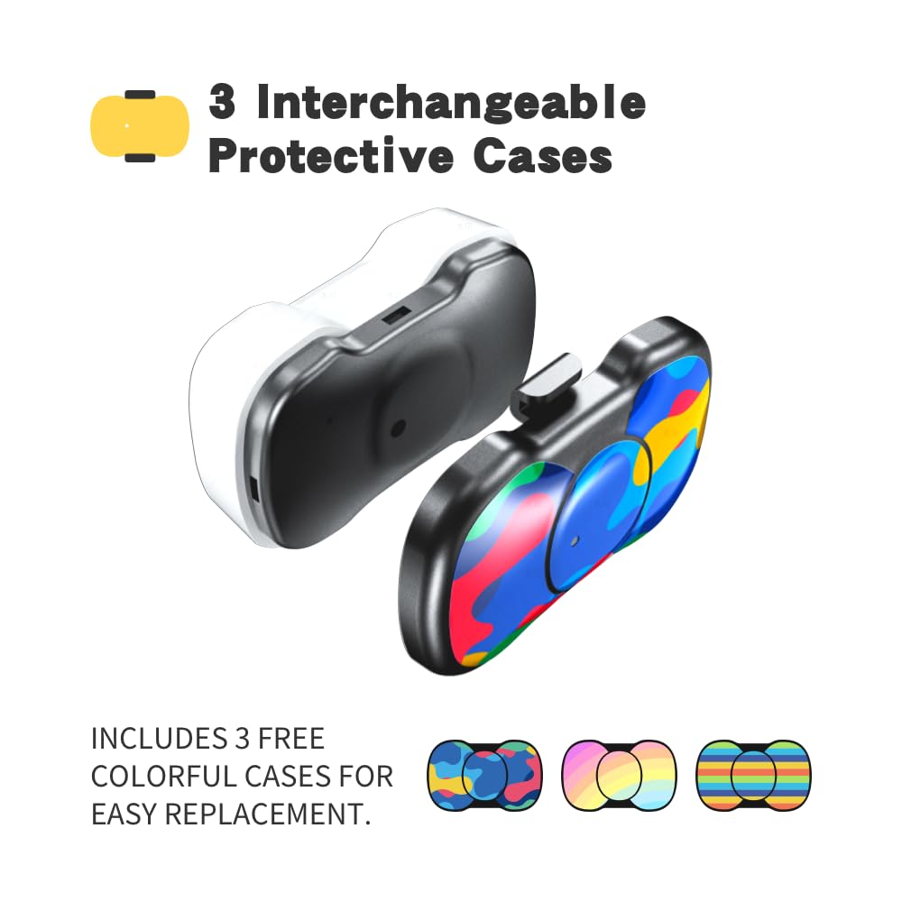 4G GPS Dog Tracker with Built-in SIM – Bite-Resistant Replaceable Shells &amp; Stylish DIY Covers, Real-Time Pet Tracking, AI Health &amp; Activity Monitor, Long Battery Life, Waterproof, Worldwide Coverage thumbnail 2