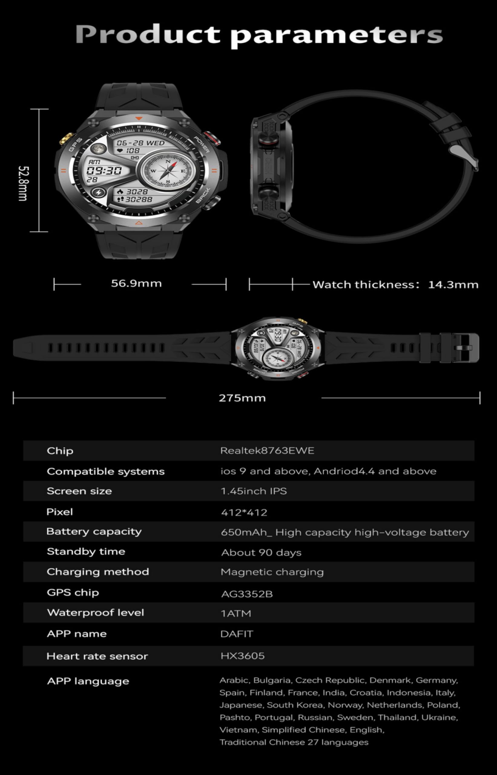 ActivPro GPS Smart Watch thumbnail 5