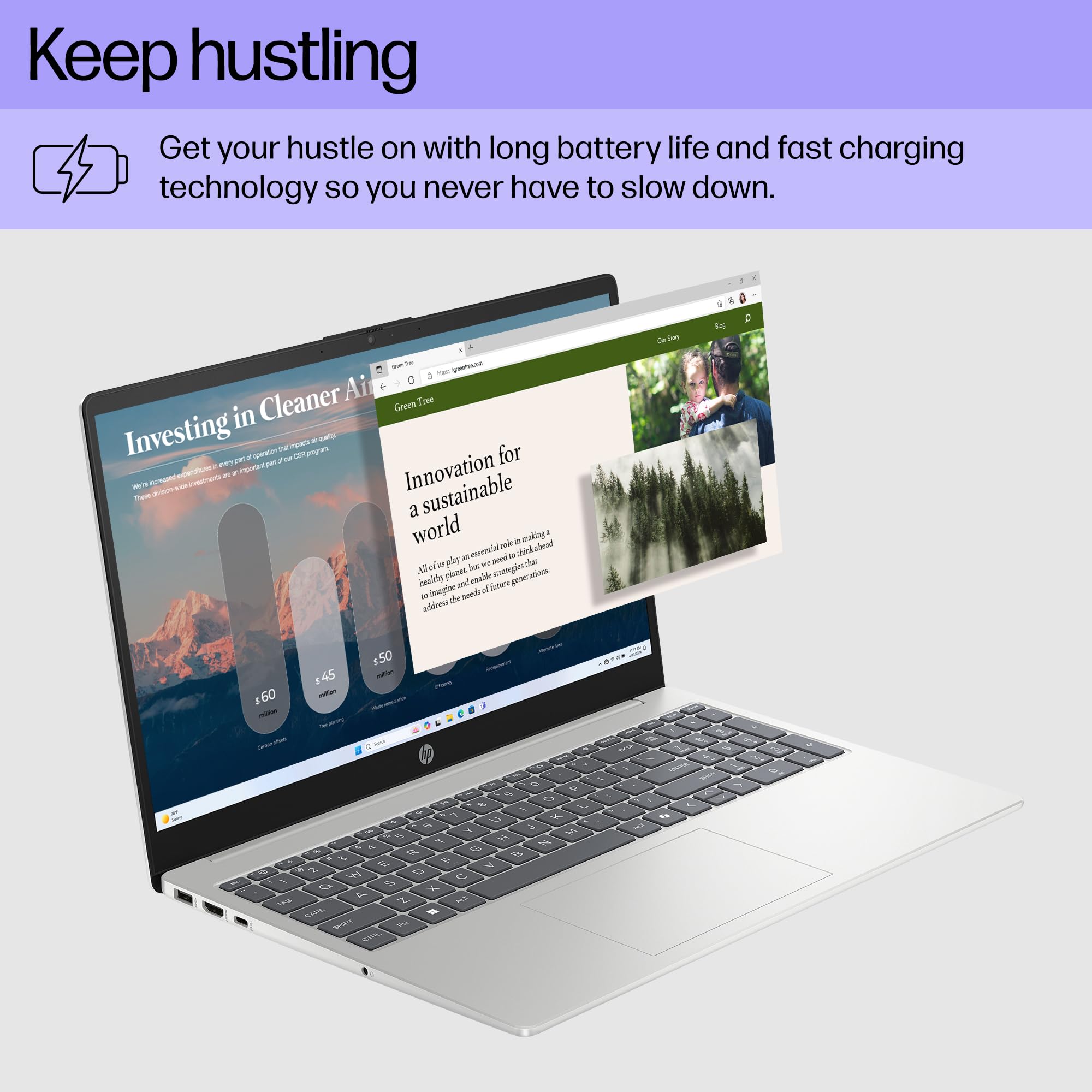 HP 15.6 inch Laptop thumbnail 4