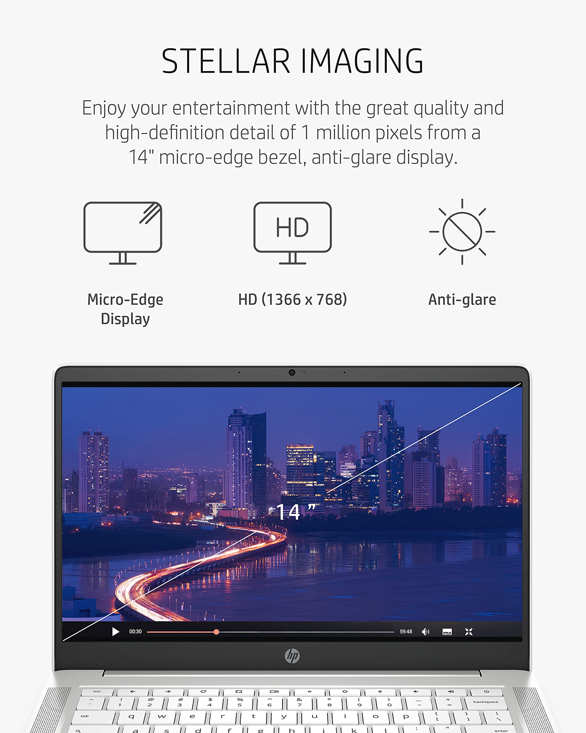 HP Chromebook 14 Laptop thumbnail 4