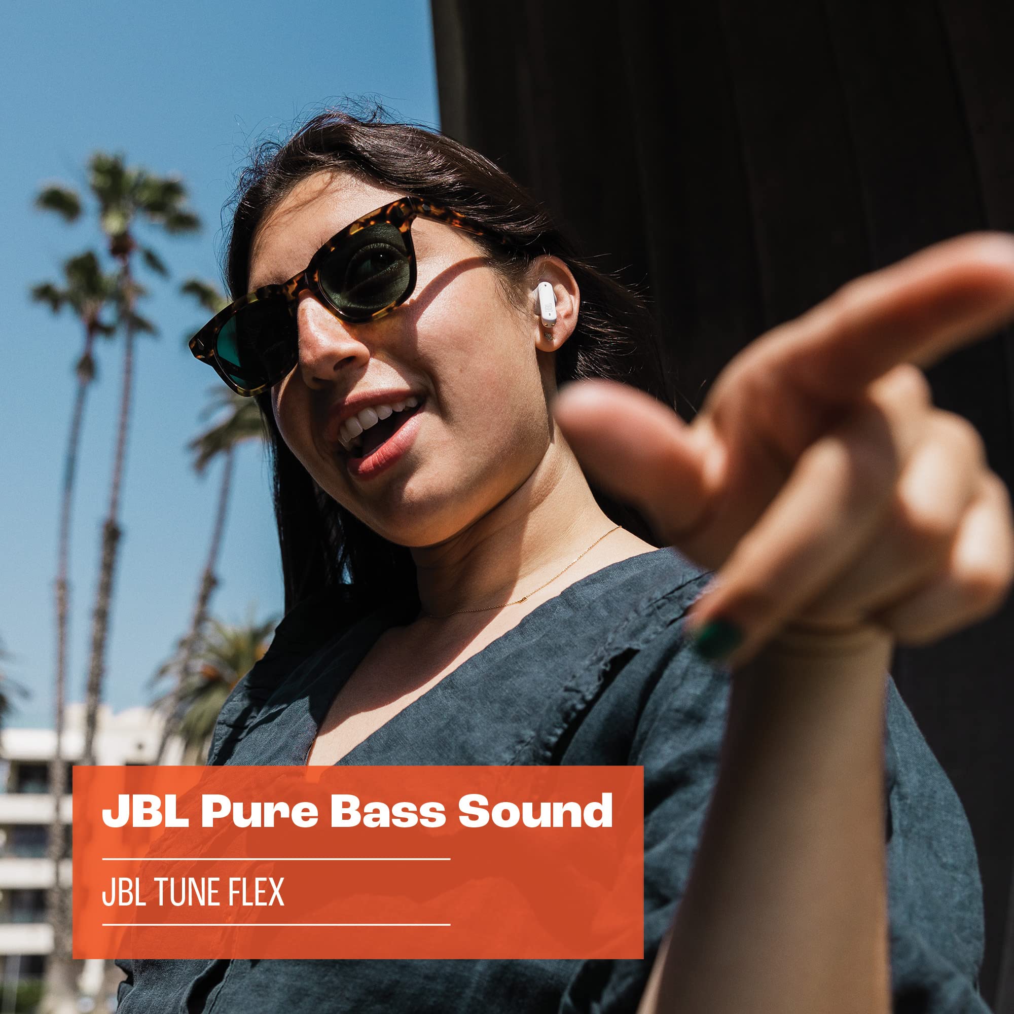 JBL Tune Flex - True Wireless Noise Cancelling Earbuds (Black), Small thumbnail 2