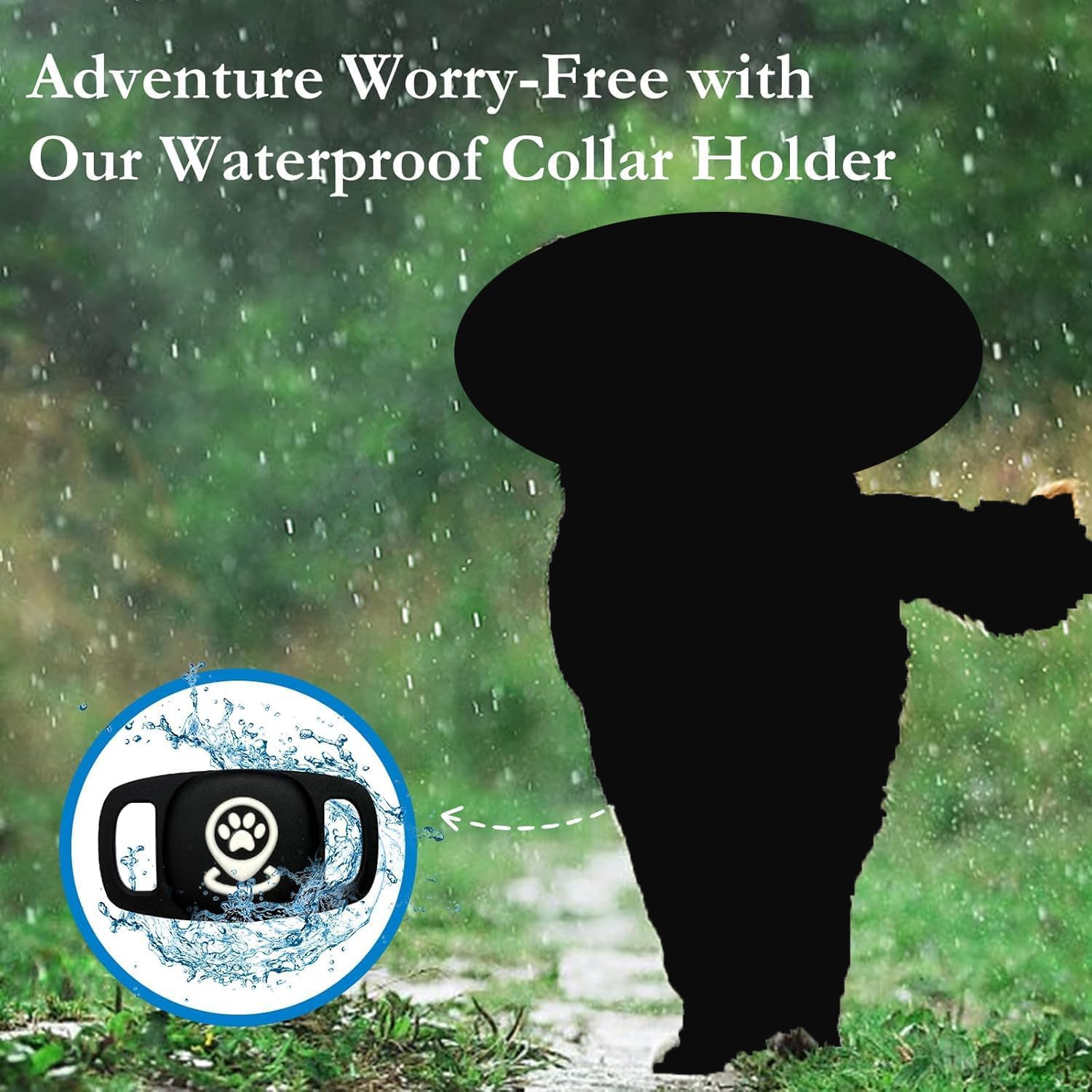 Pet Tracker for Dogs, Dog Tracker Smart Pet Location Tracker with Holder, Smart Item Finder, MFi Certificated Dog Tracking Device, No Monthly Fee, Works with Find My(iOS Only) thumbnail 3