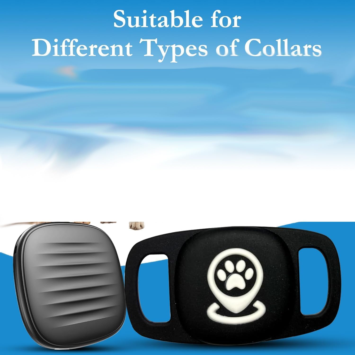 Pet Tracker for Dogs, Dog Tracker Smart Pet Location Tracker with Holder, Smart Item Finder, MFi Certificated Dog Tracking Device, No Monthly Fee, Works with Find My(iOS Only) thumbnail 4