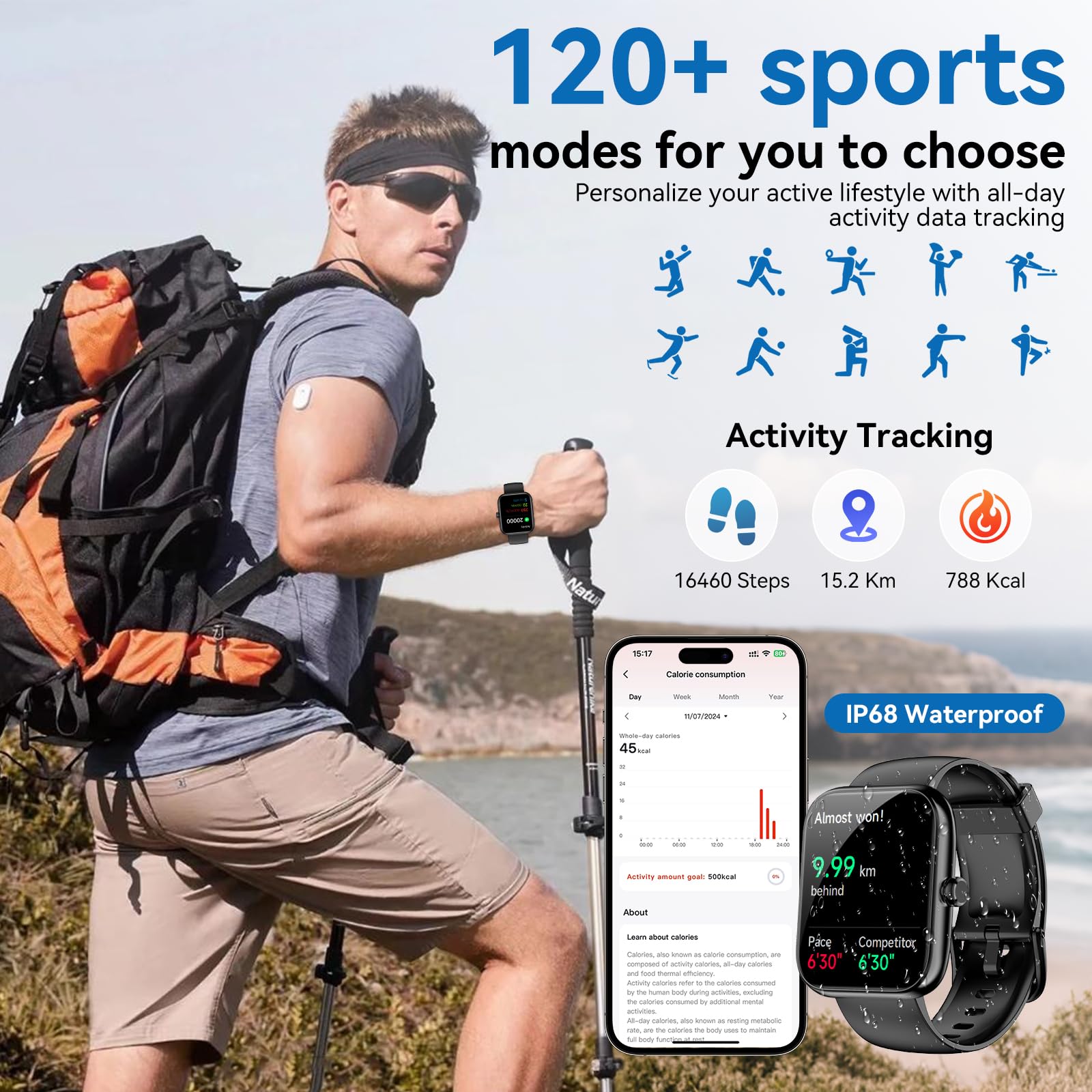 SENDBONO Smart Watch thumbnail 3