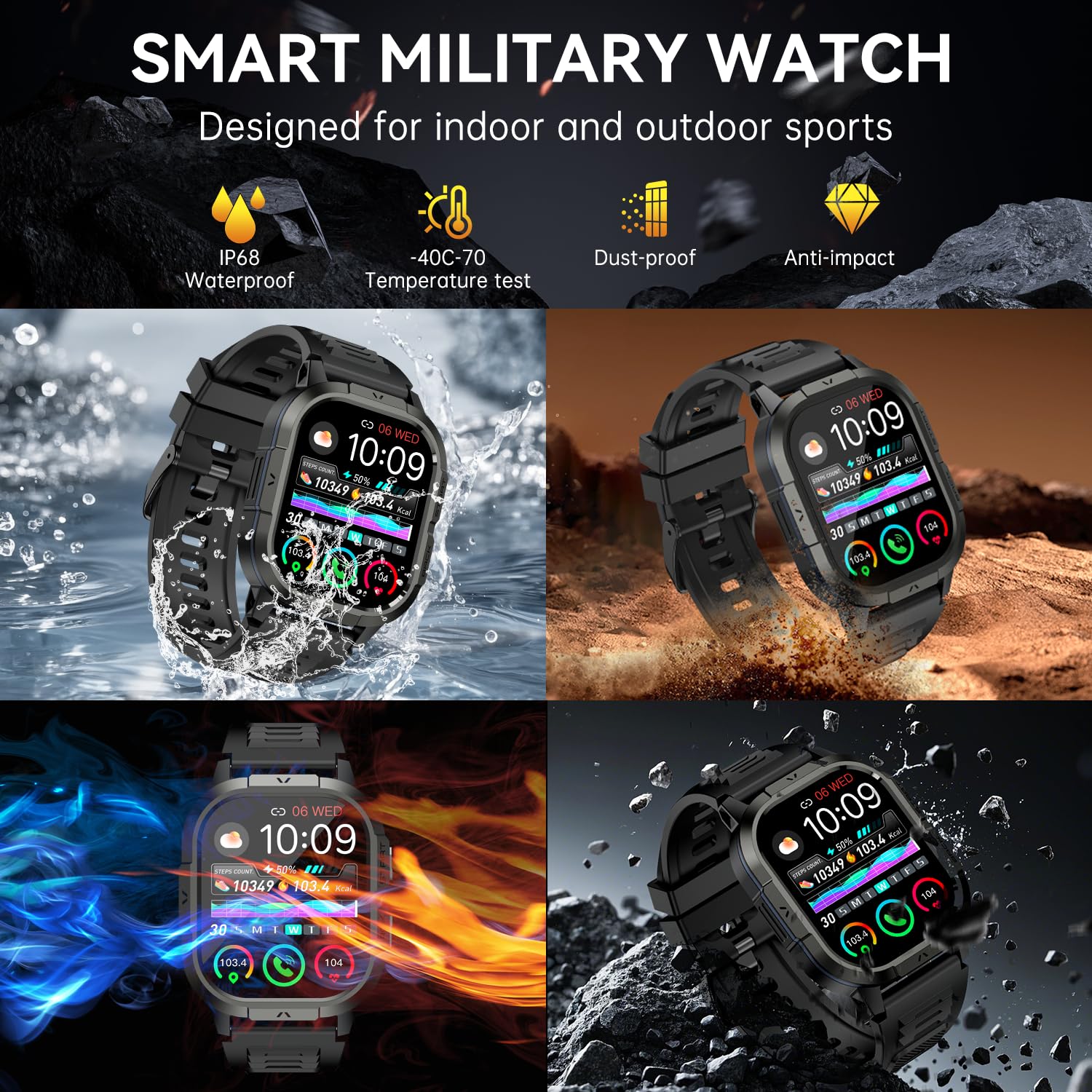 Smart Watch for Men Fitness Tracker thumbnail 5