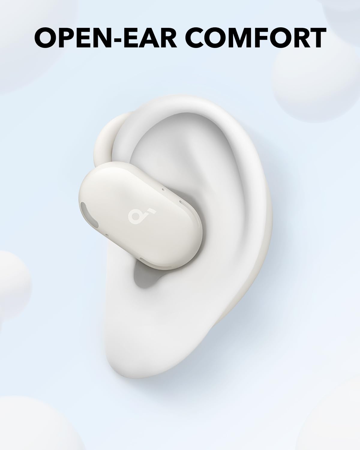 Soundcore V20i by Anker Open-Ear Headphones, Adjustable Ear Hooks, Ultra-Comfort, Snug Fit, Powerful Sound, Clear Calls, IP55, 36H Playtime, Bluetooth 5.4 Wireless Earbuds, Multipoint Connection thumbnail 2