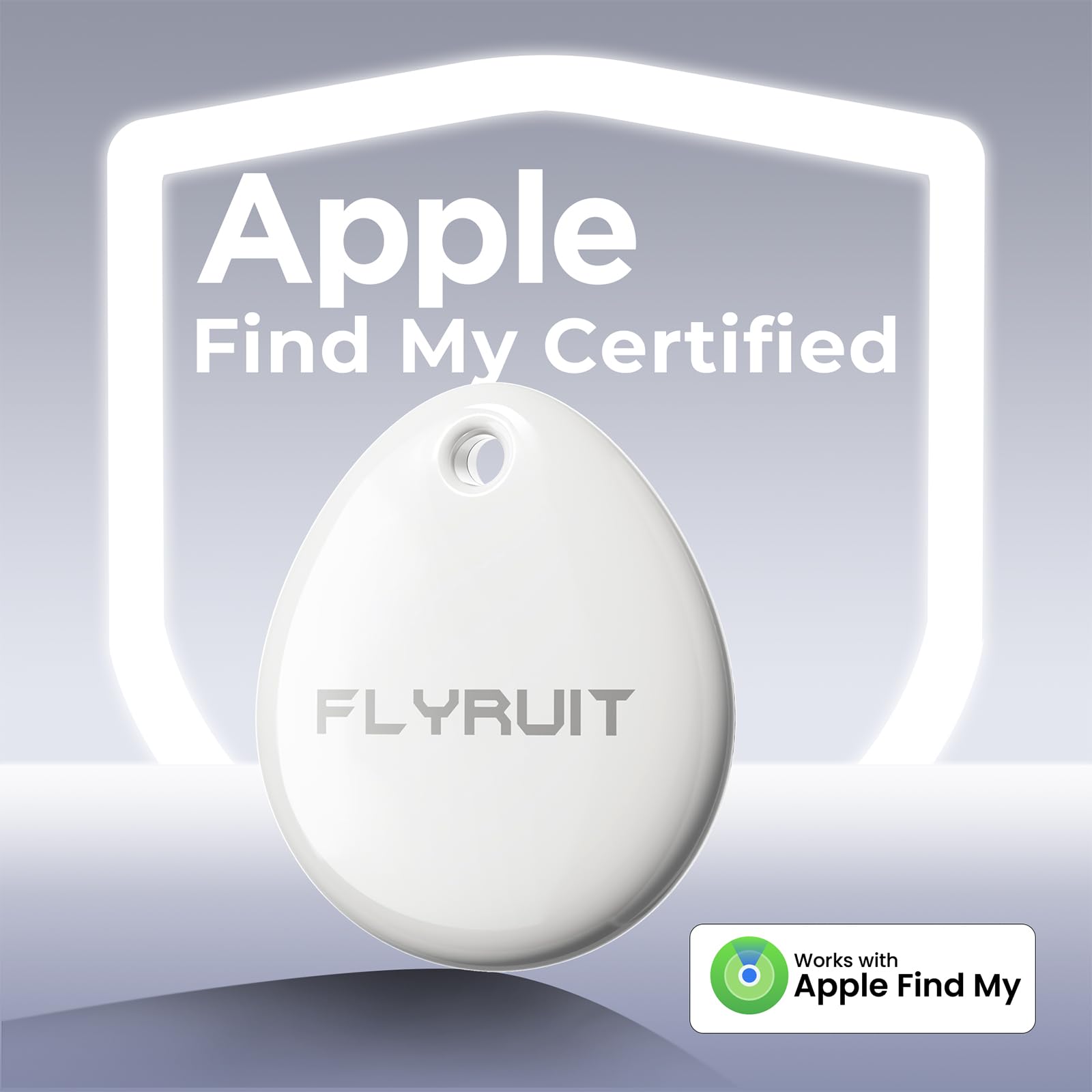 Tracker Tags 4-Pack for Apple Find My, Official MFi Certified, Smart Bluetooth Key Finder, Tracking Device for iPhone, Mini Finder Locator for Luggage, Backpack, Wallet, Bags, Dog, Pet, Camera, eBike thumbnail 2