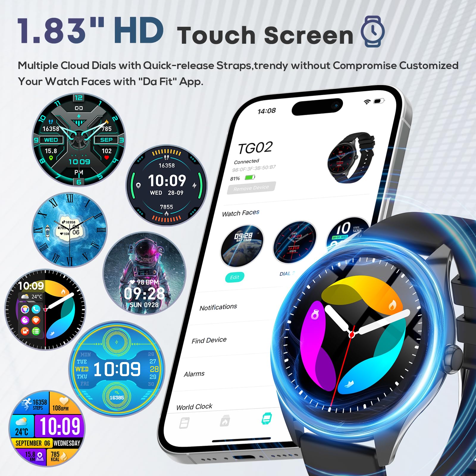 DIVOAZBVO Smart Watches thumbnail 3