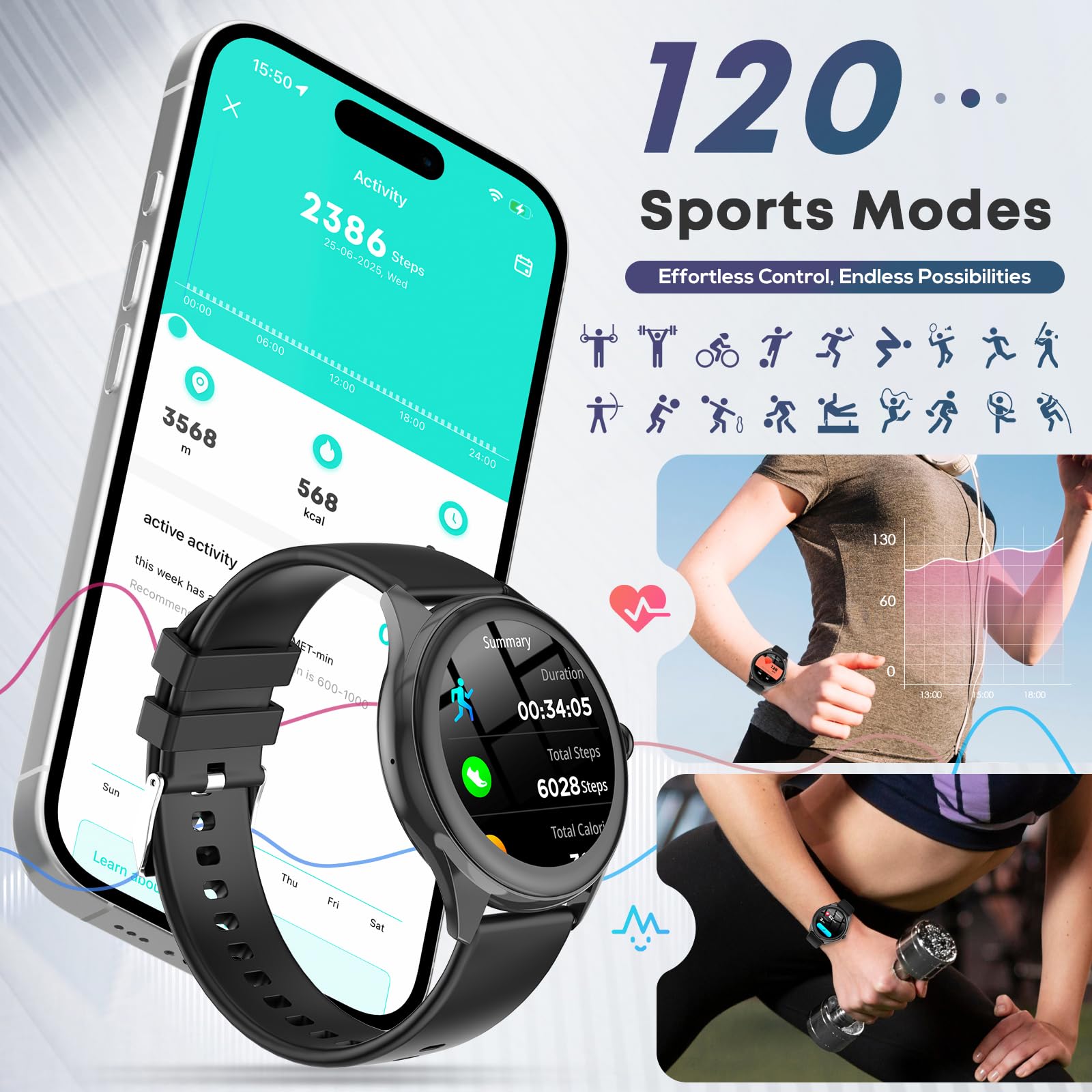 DIVOAZBVO Smart Watches thumbnail 4