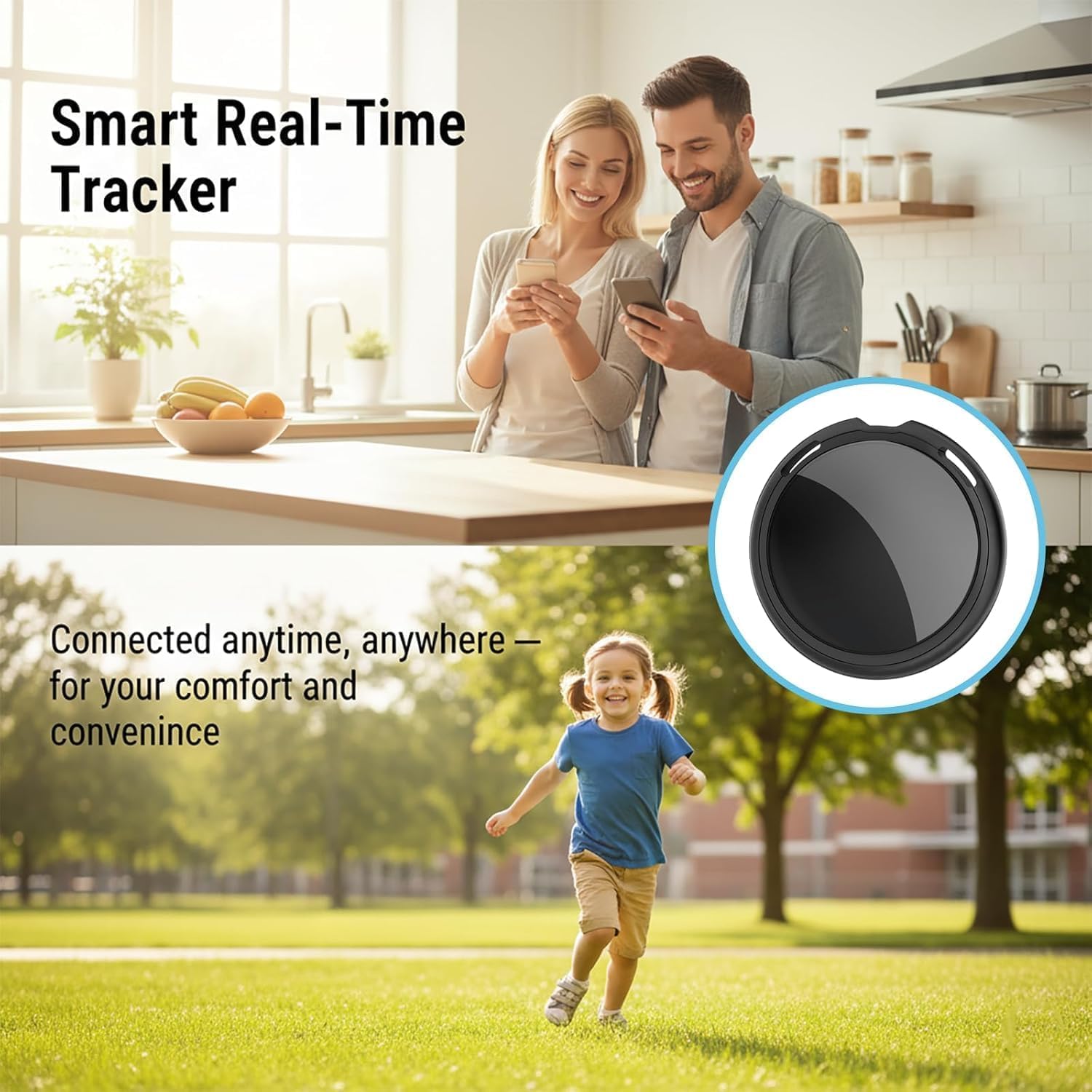 GPS Tracker for Vehicles Work with Apple Find My (iOS Only)Mini Magnetic GPS Tracking Devices Hidden Car Locator with Replaceable Battery Waterproof Tracker Tag for Cars Bikes Key Pets No Subscription thumbnail 4