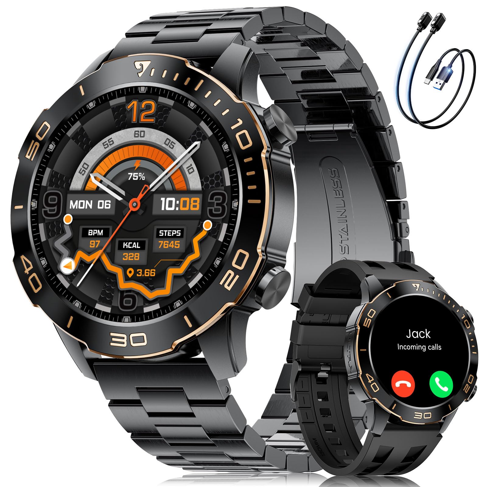 Men's Smartwatch Amoled Display thumbnail 3