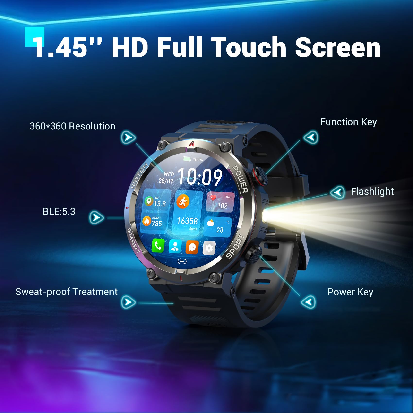 Military Smart Watch thumbnail 2