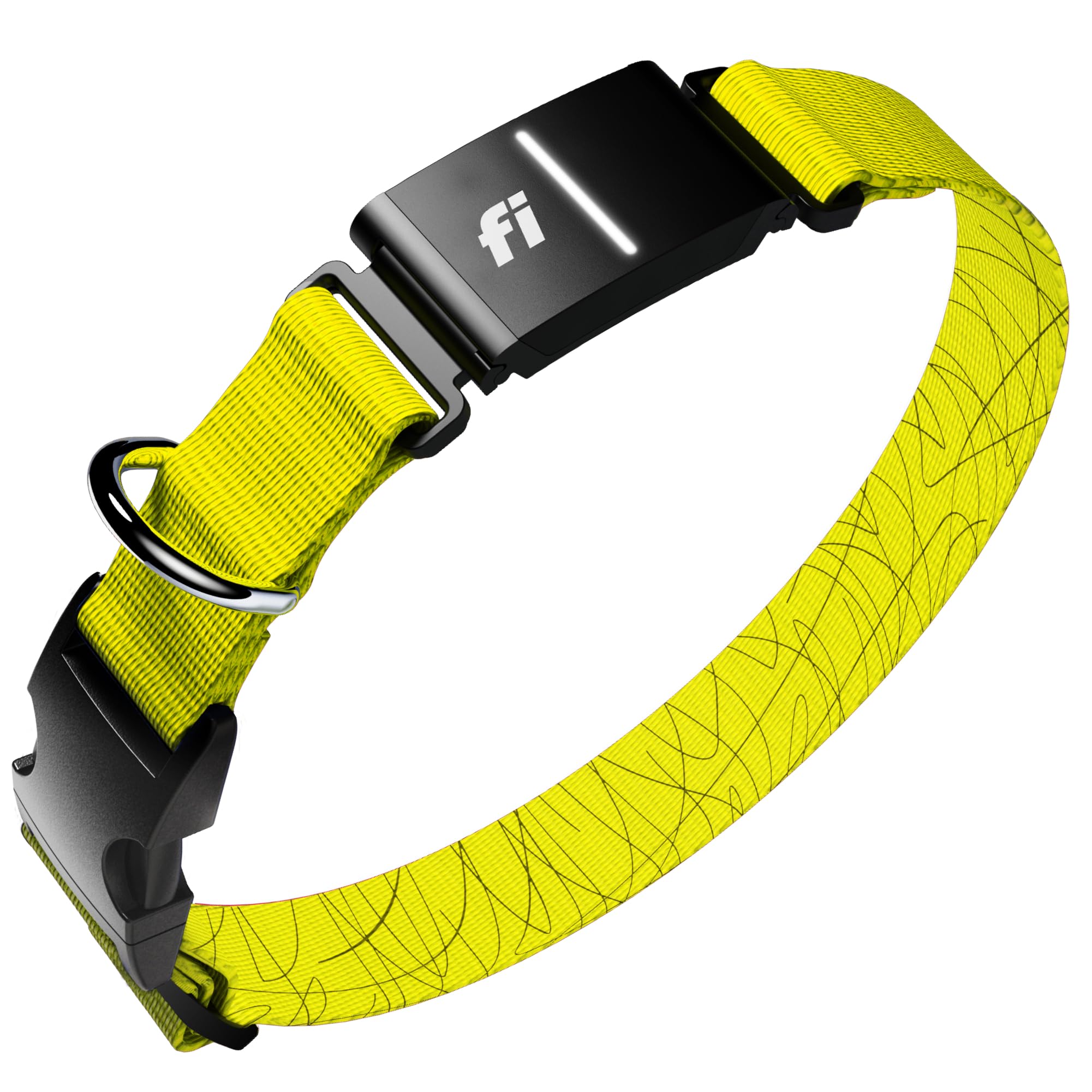 New Fi Series 3+ Smart Dog Tracker Collar [6 Month Membership Included] GPS Tracker for Dogs with Health &amp; Behavior Monitoring, Escape Alerts, Waterproof, LED, Apple Watch Compatible (Pink, Large) thumbnail 2